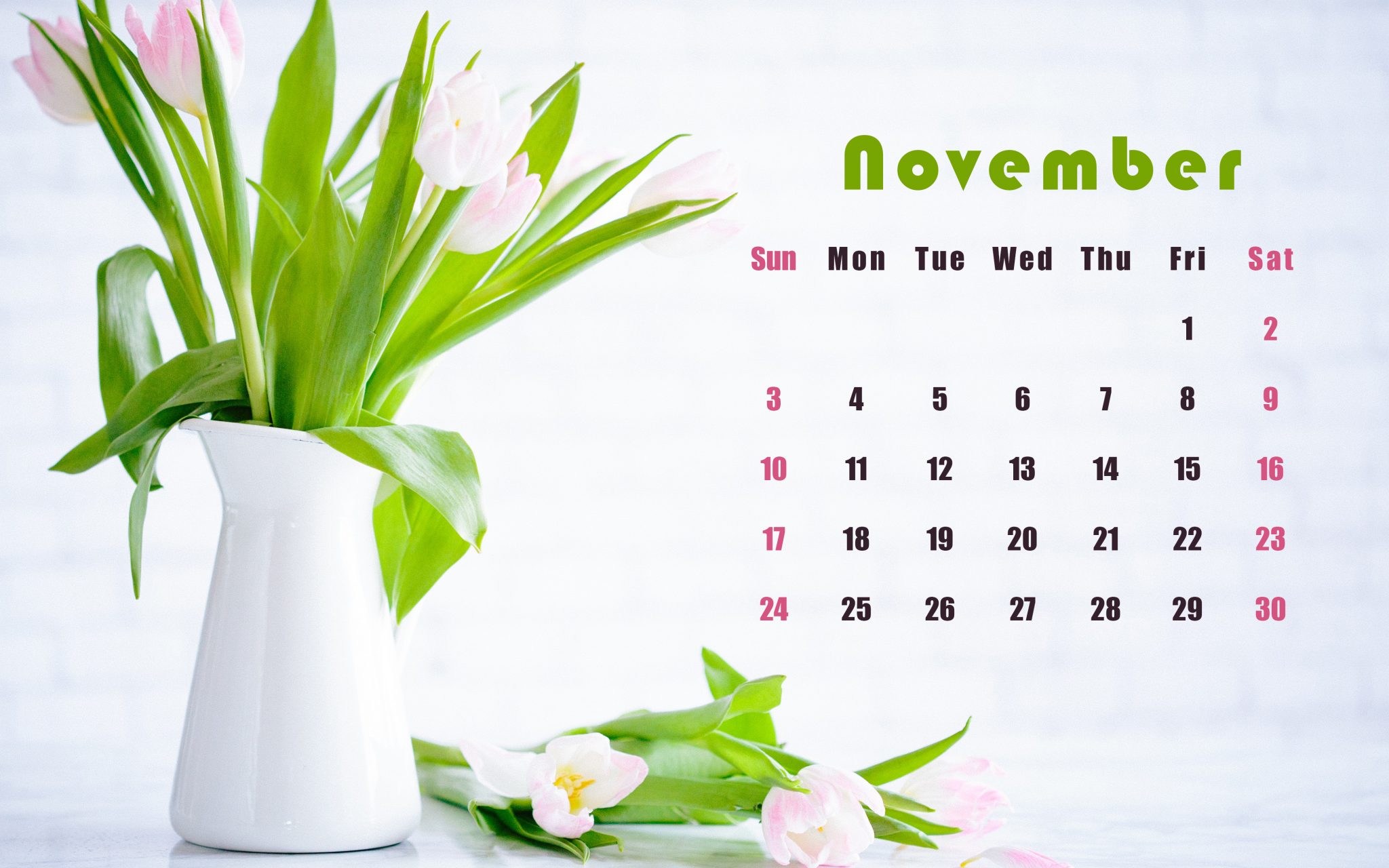 November 2019 Hd Calendar Wallpaper - HD Wallpaper 