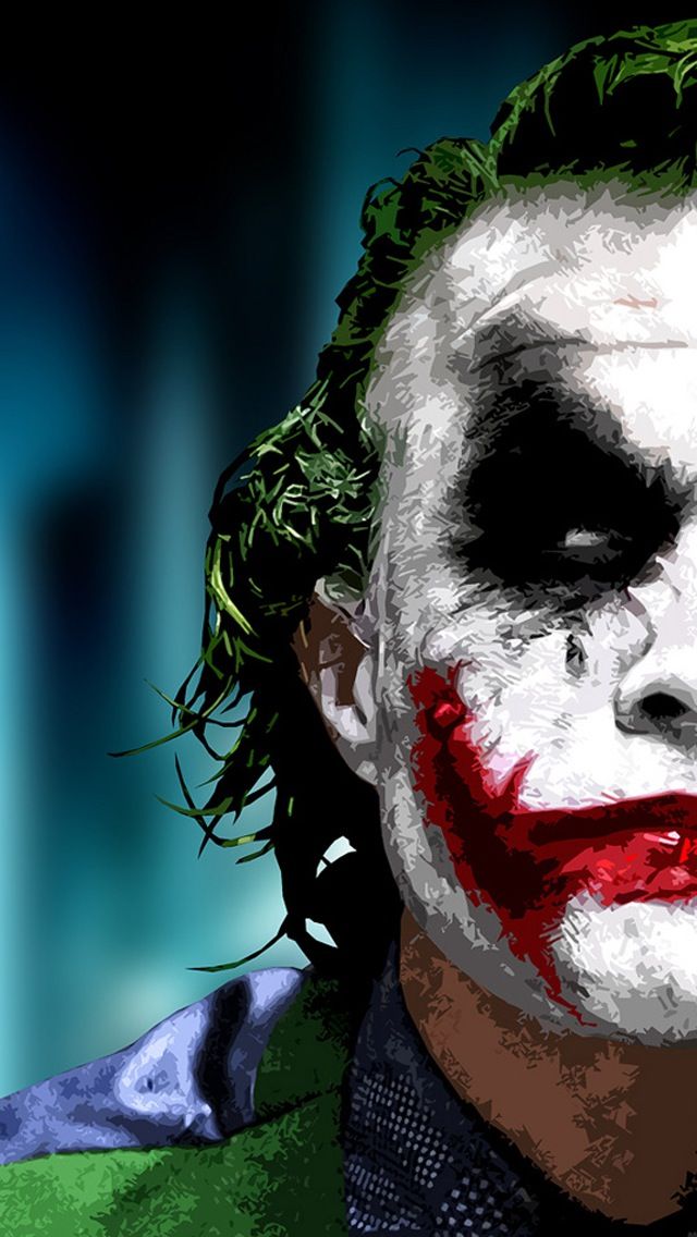 Heath Ledger Joker Wallpaper Phone - HD Wallpaper 