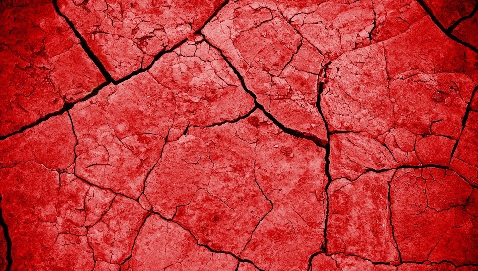 Texture, Earth, Cracked, Red Desktop Background - Soviet Union Flag Broken - HD Wallpaper 