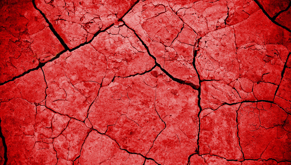 Texture, Earth, Cracked, Red Desktop Background - Soviet Union Flag Broken - HD Wallpaper 