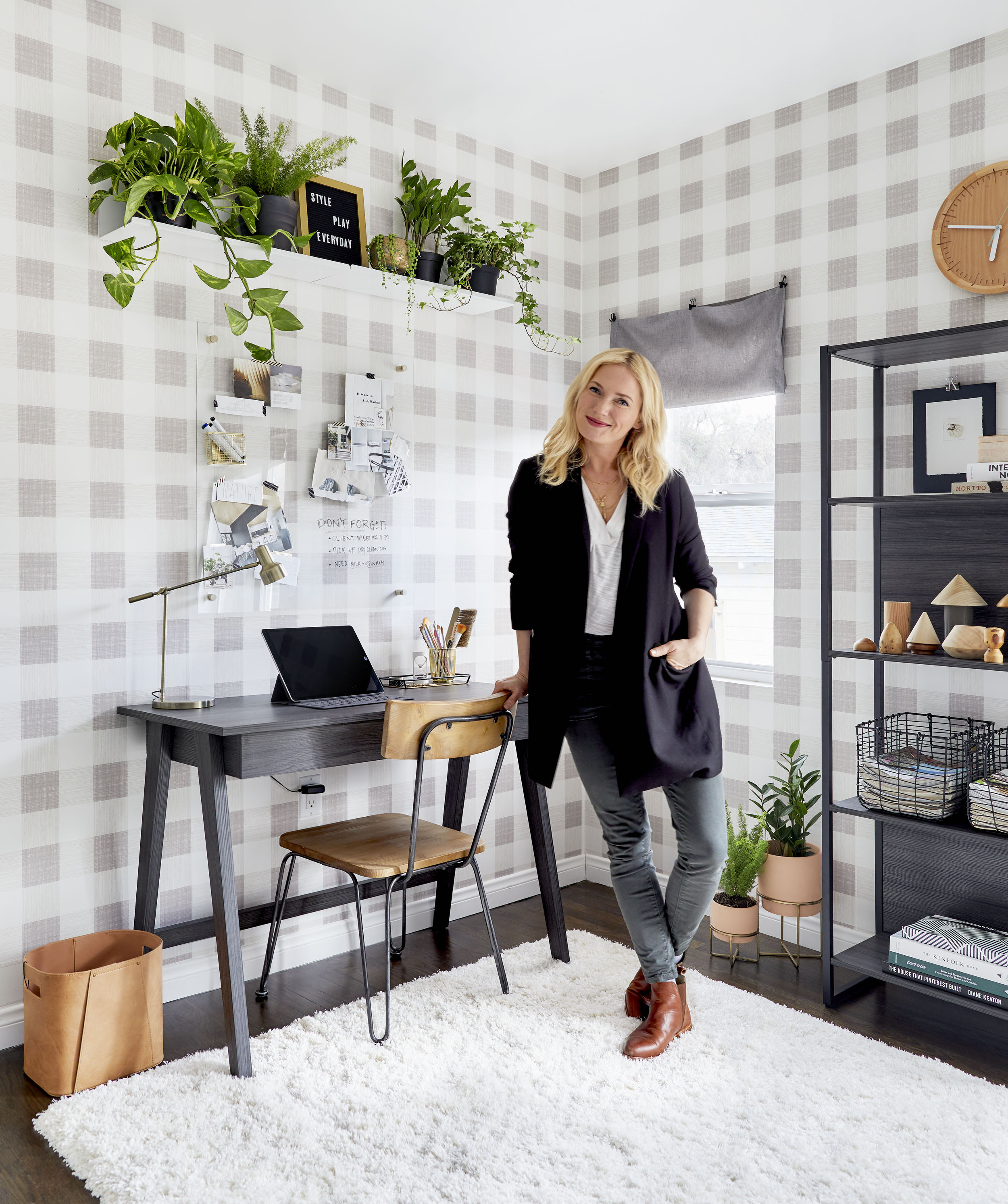 Tempaper - 2019 Style Home Office - HD Wallpaper 