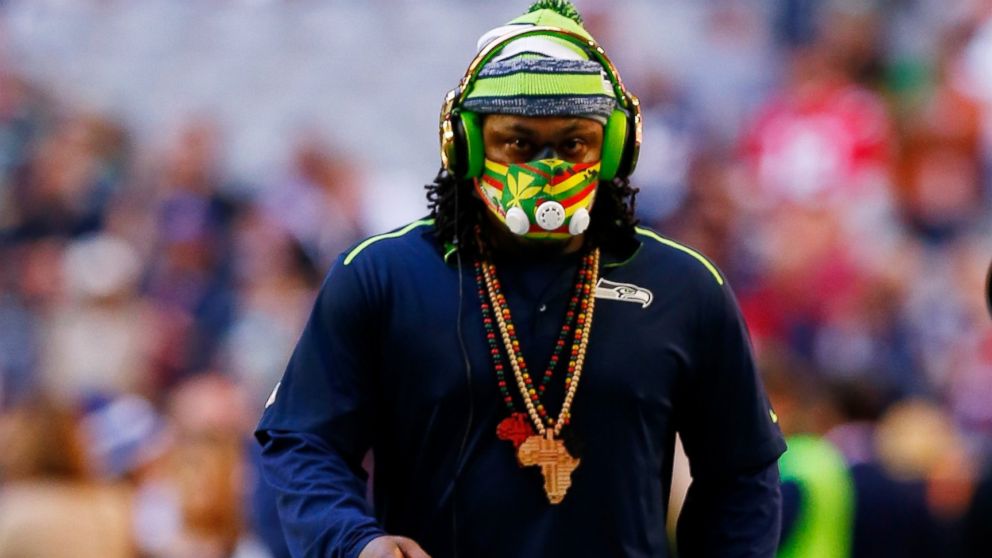 Seahawks Skittles Marshawn Lynch - HD Wallpaper 