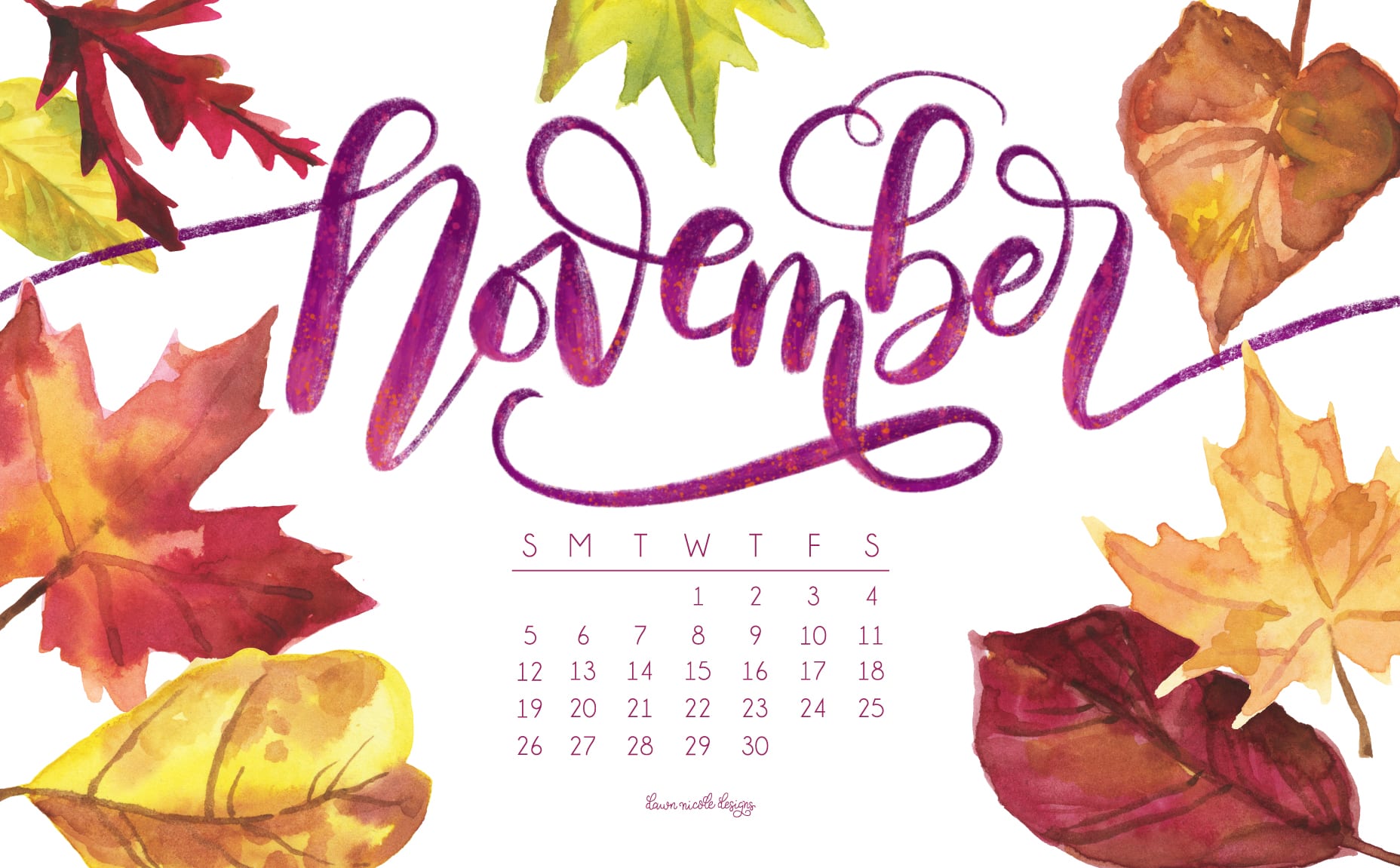 November 2018 Wallpaper Calendar - HD Wallpaper 