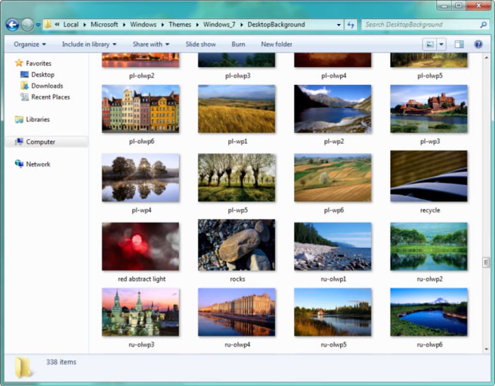 Windows 7 Wallpapers Theme Pack - Windows 7 United States Theme Download - HD Wallpaper 