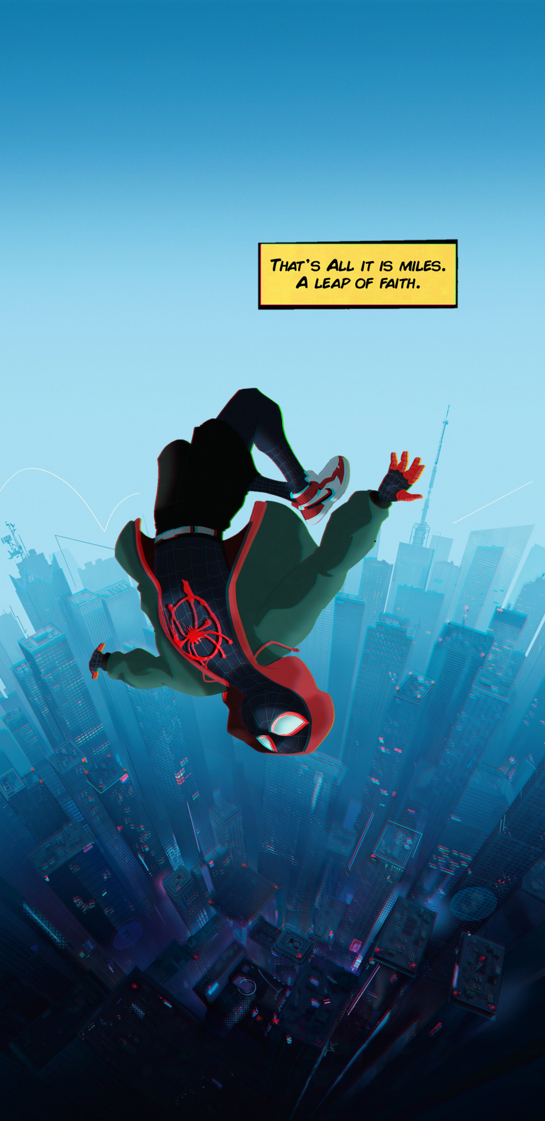 Leap Of Faith Spiderman - HD Wallpaper 