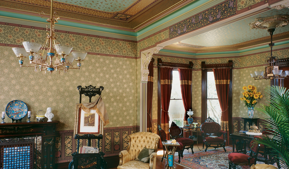 Herter Brothers Of New York Designed Interiors For - Curtains For A Victorian House - HD Wallpaper 
