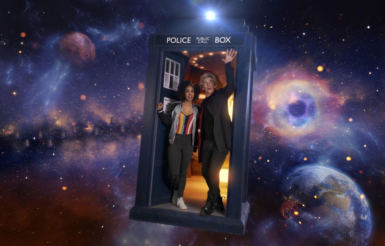Photo Wallpaper Space, Stars, Smile, Planet, Doctor - Doctor Who Series 10 - HD Wallpaper 