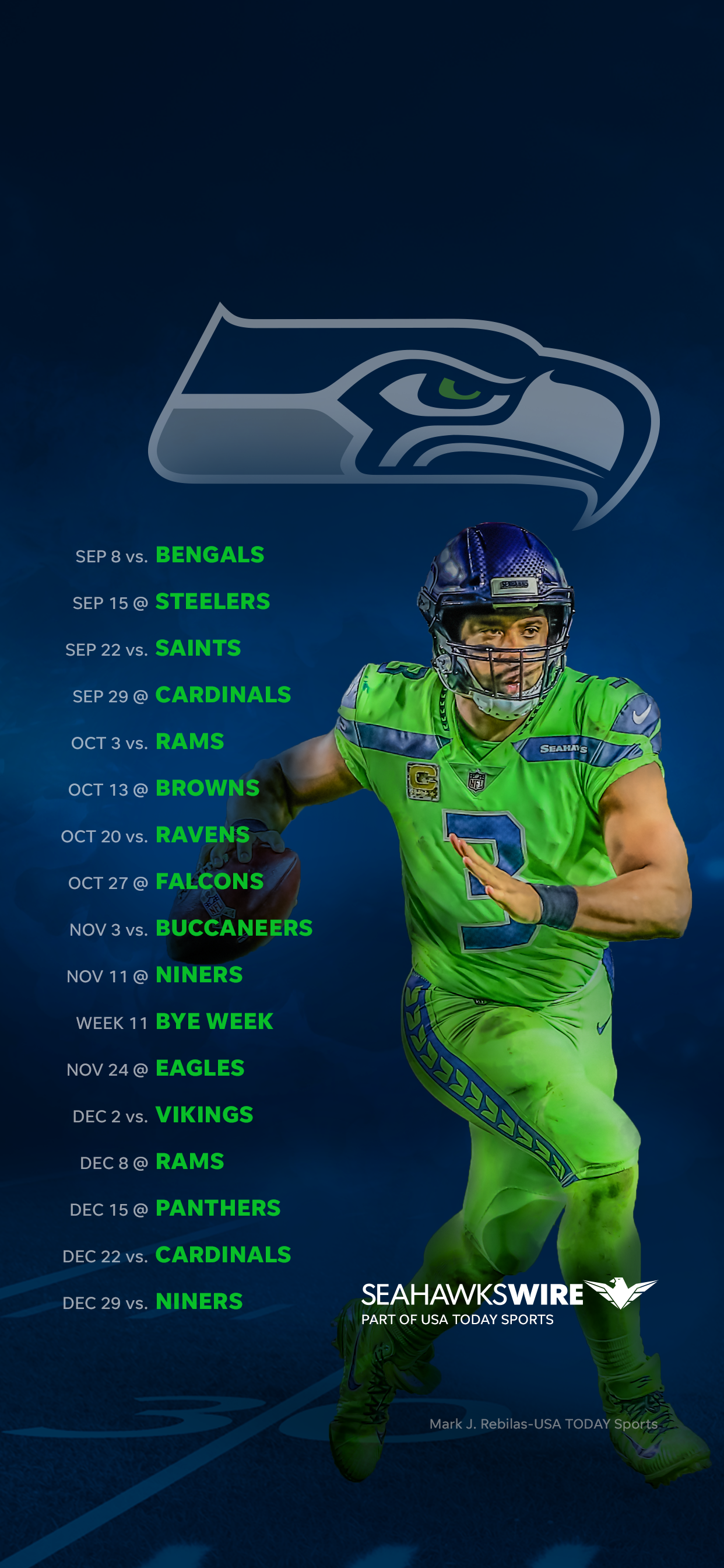 Seahawks 2019 Schedule - HD Wallpaper 