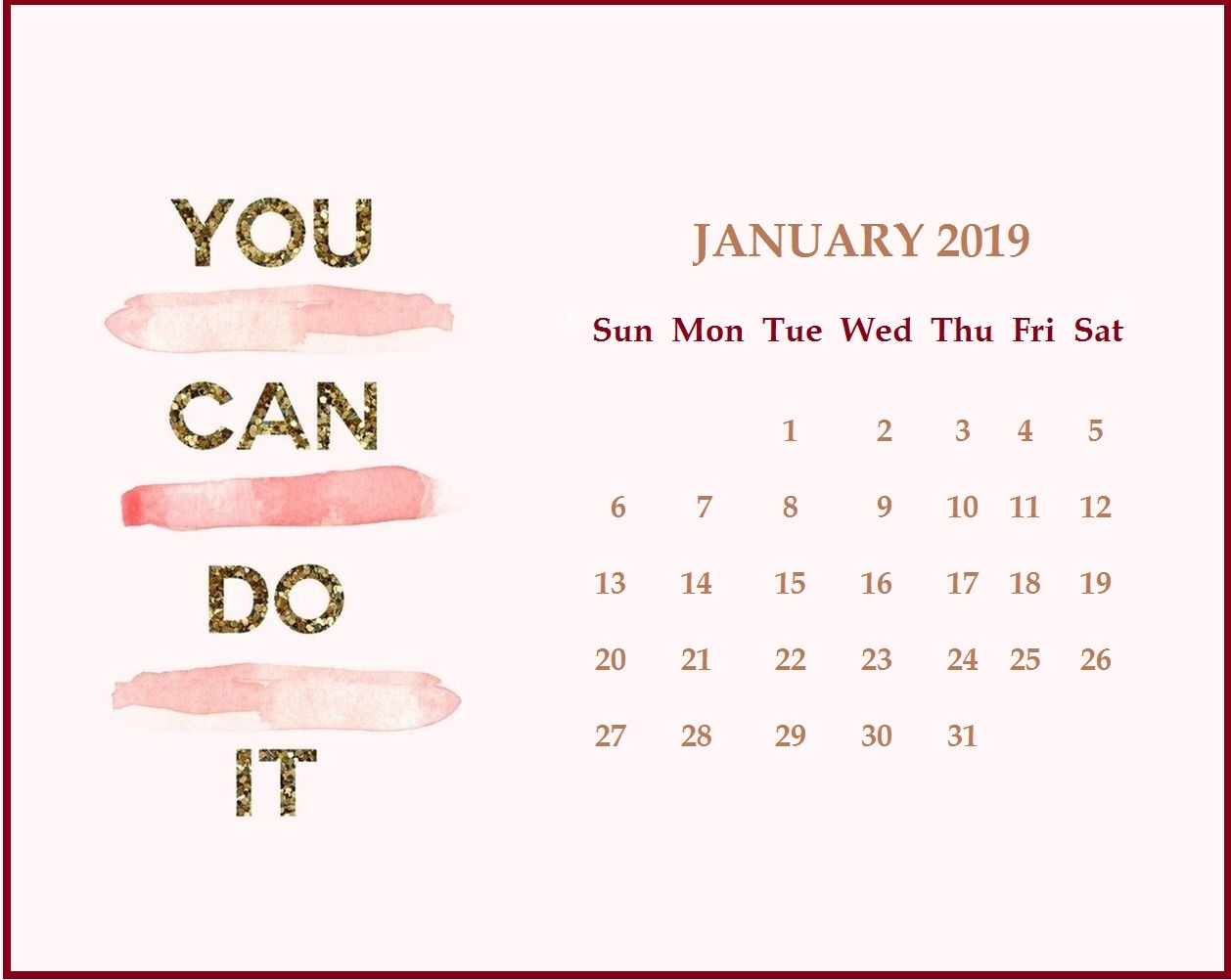 January 2019 Desktop Calendar Wallpaper - Cute Laptop Backgrounds March Calendar 2019 - HD Wallpaper 