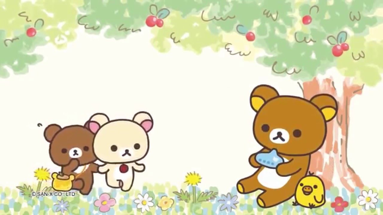 Rilakkuma Bear Wallpaper - Rilakkuma Spring - HD Wallpaper 