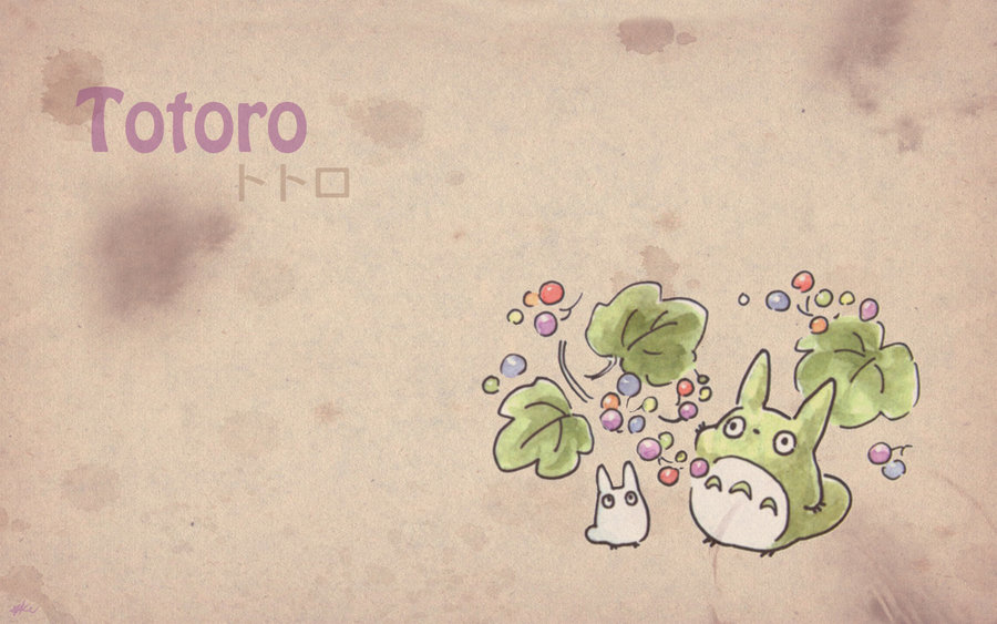Totoro Wallpaper Pc - ภาพ พื้น หลัง โต โต โร่ - HD Wallpaper 