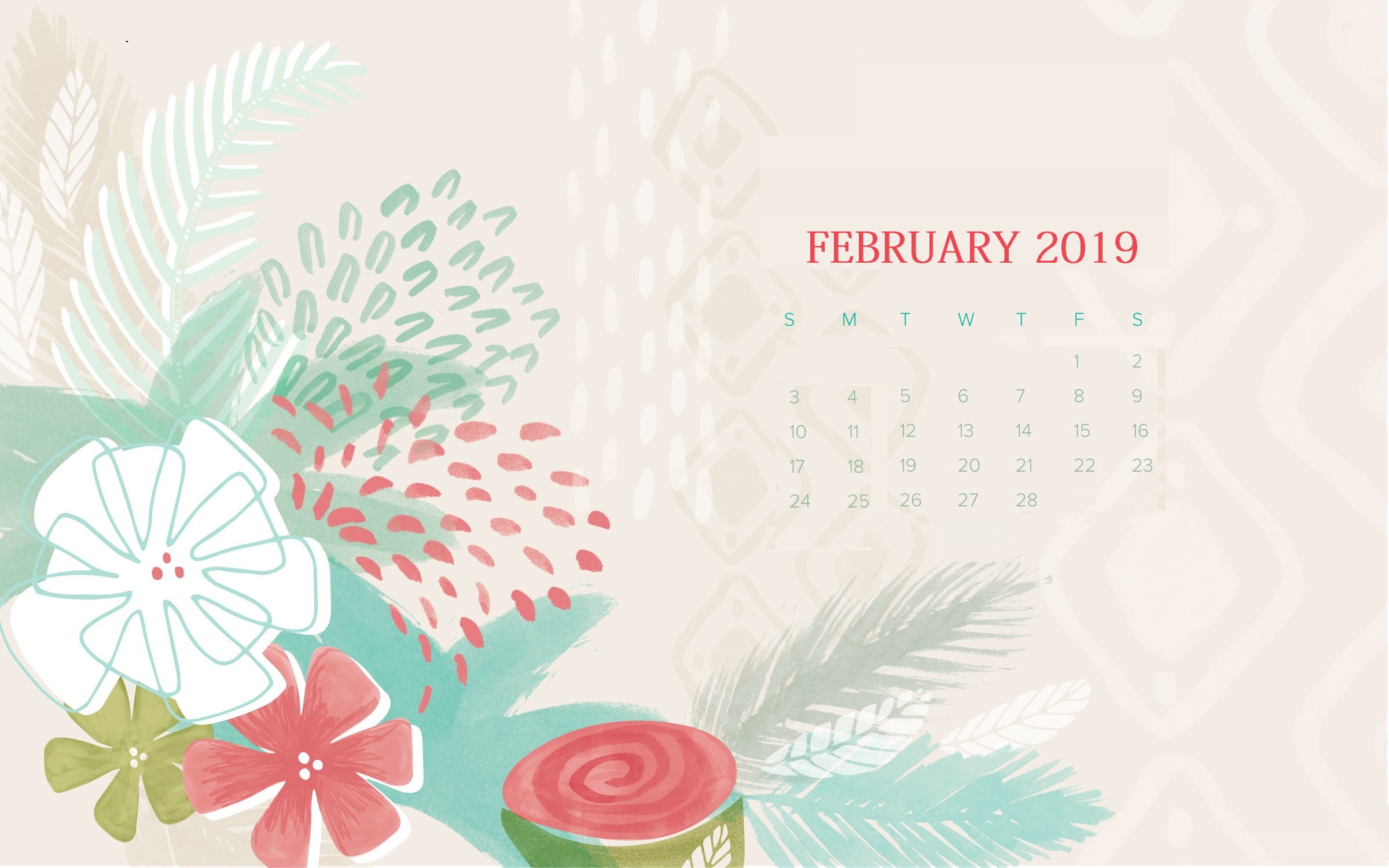 Free February 2019 Wallpaper With Calendar - April Calendar Wallpaper 2019 - HD Wallpaper 