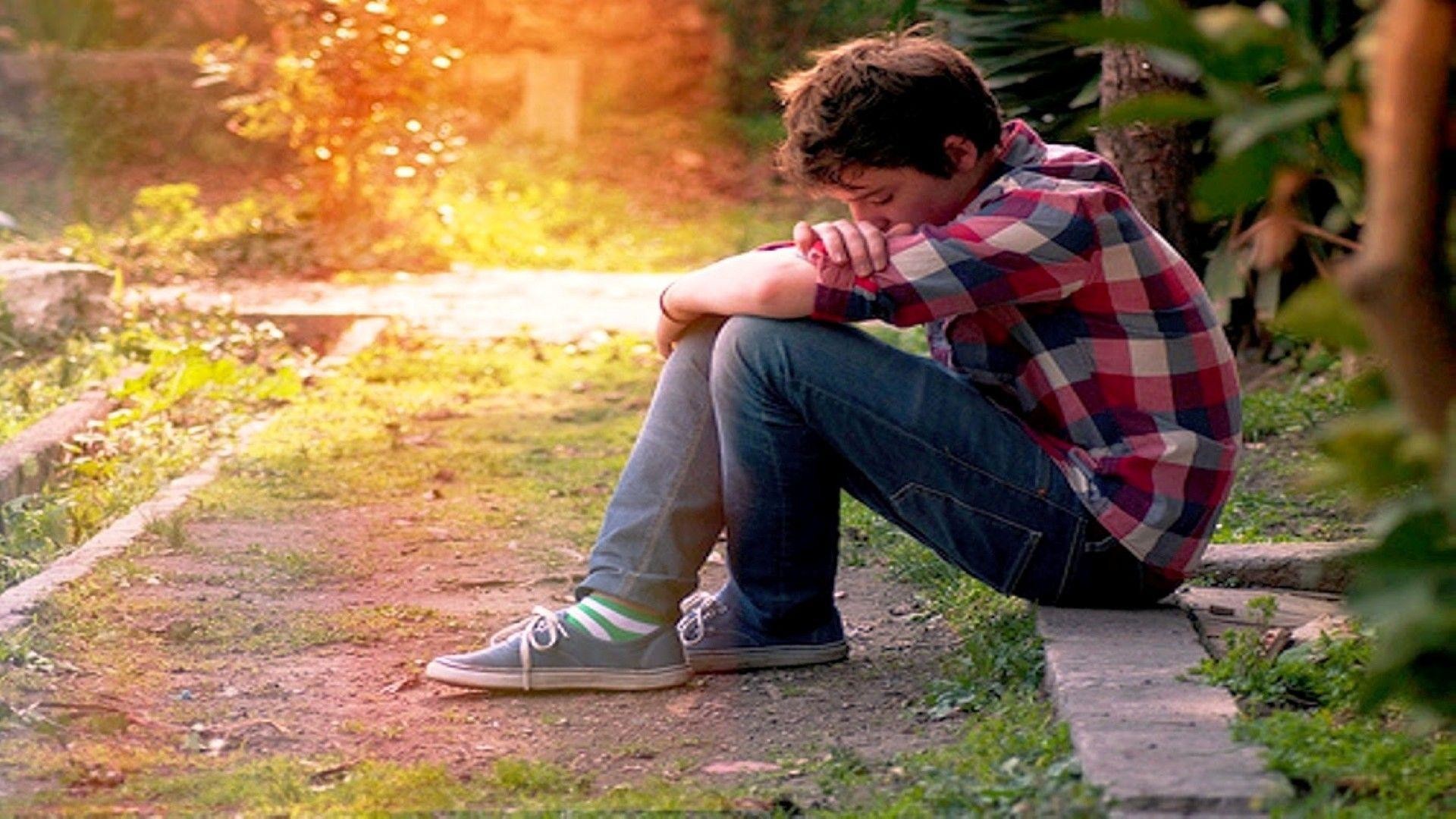 1920x1080, Sad Boy Wallpaper - Boy Sad Images Hd - HD Wallpaper 