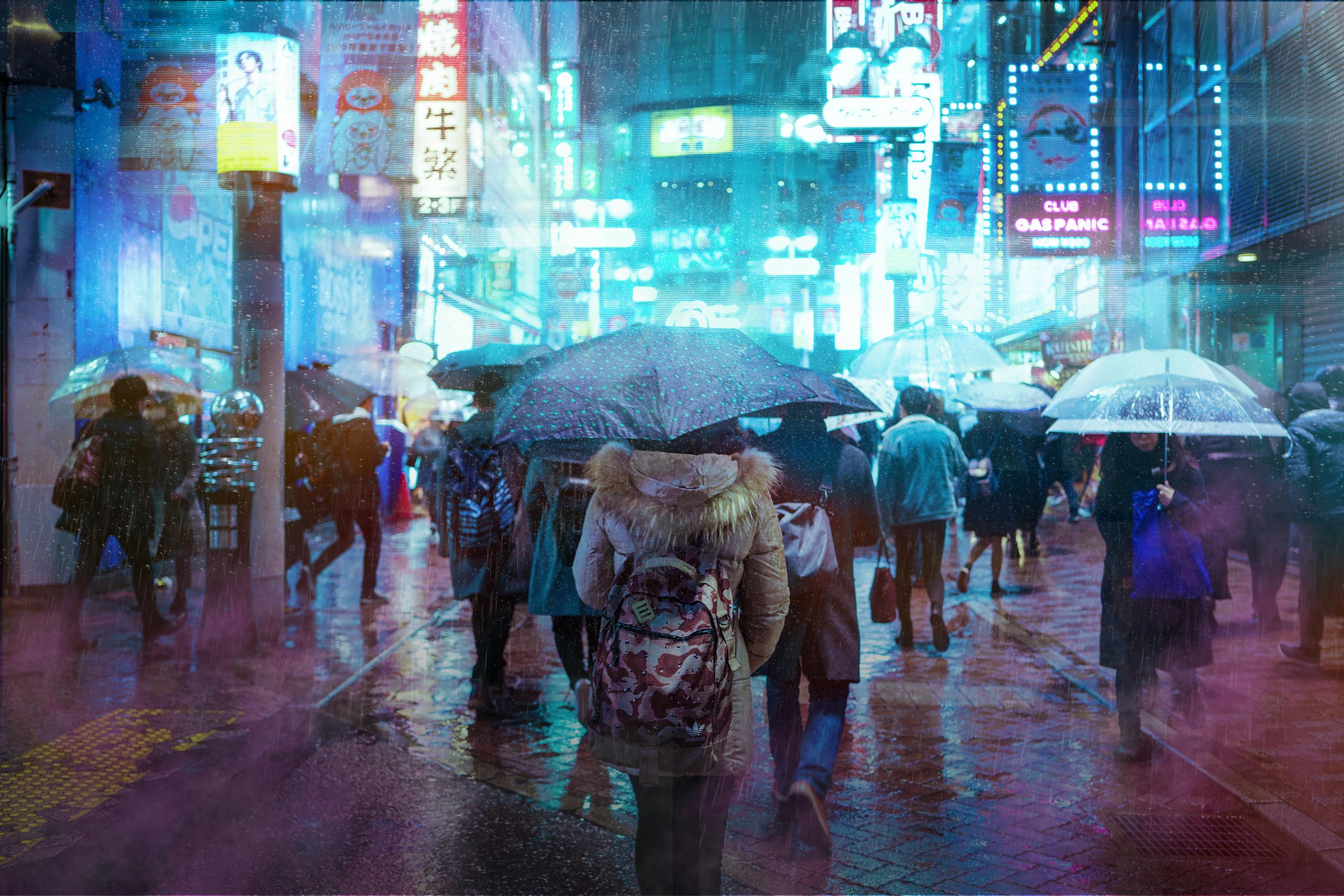 Rain - HD Wallpaper 