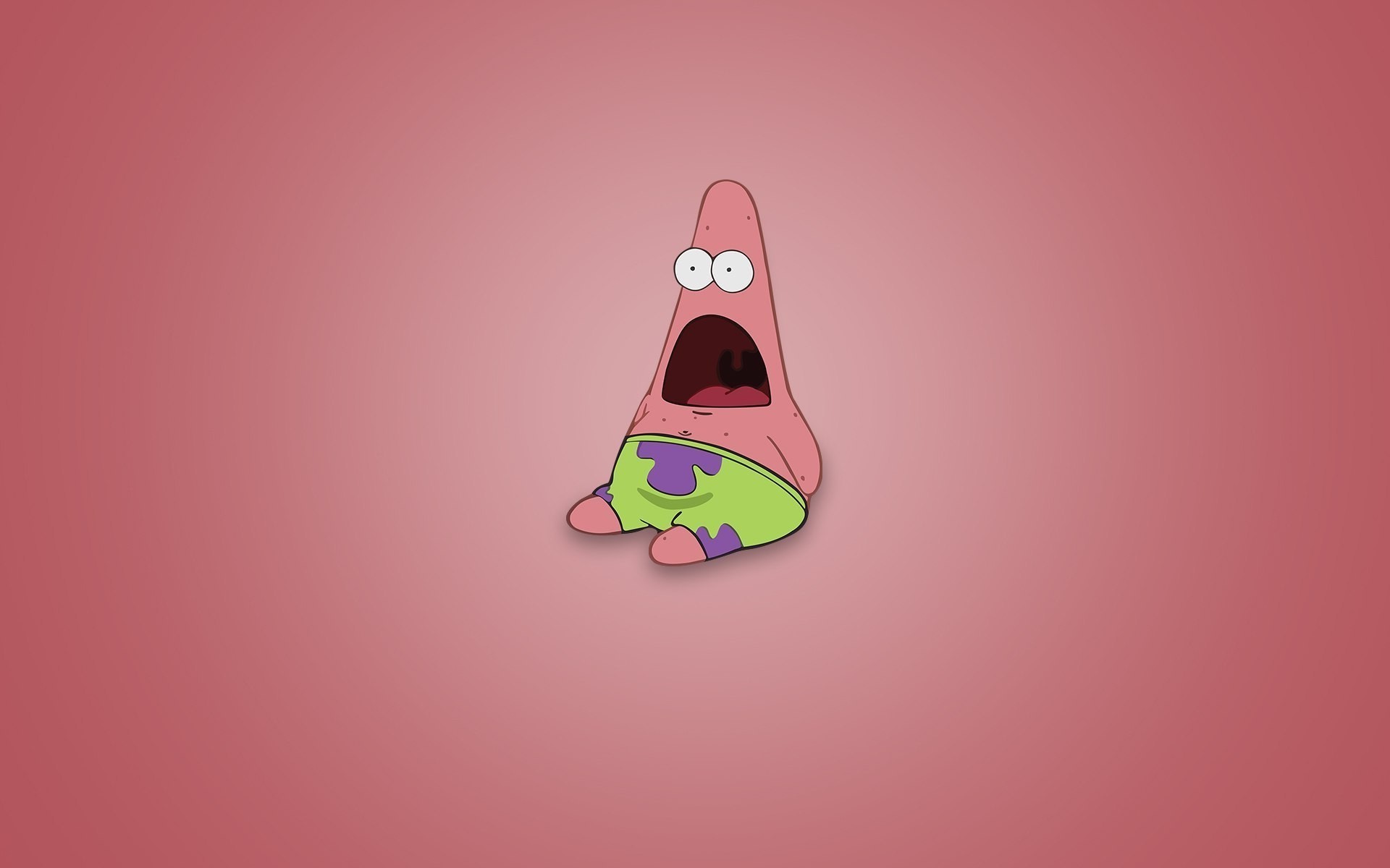 1920x1200, Funny Patrick Star Wallpaper Android 776 - Screaming Patrick With Pink Background - HD Wallpaper 