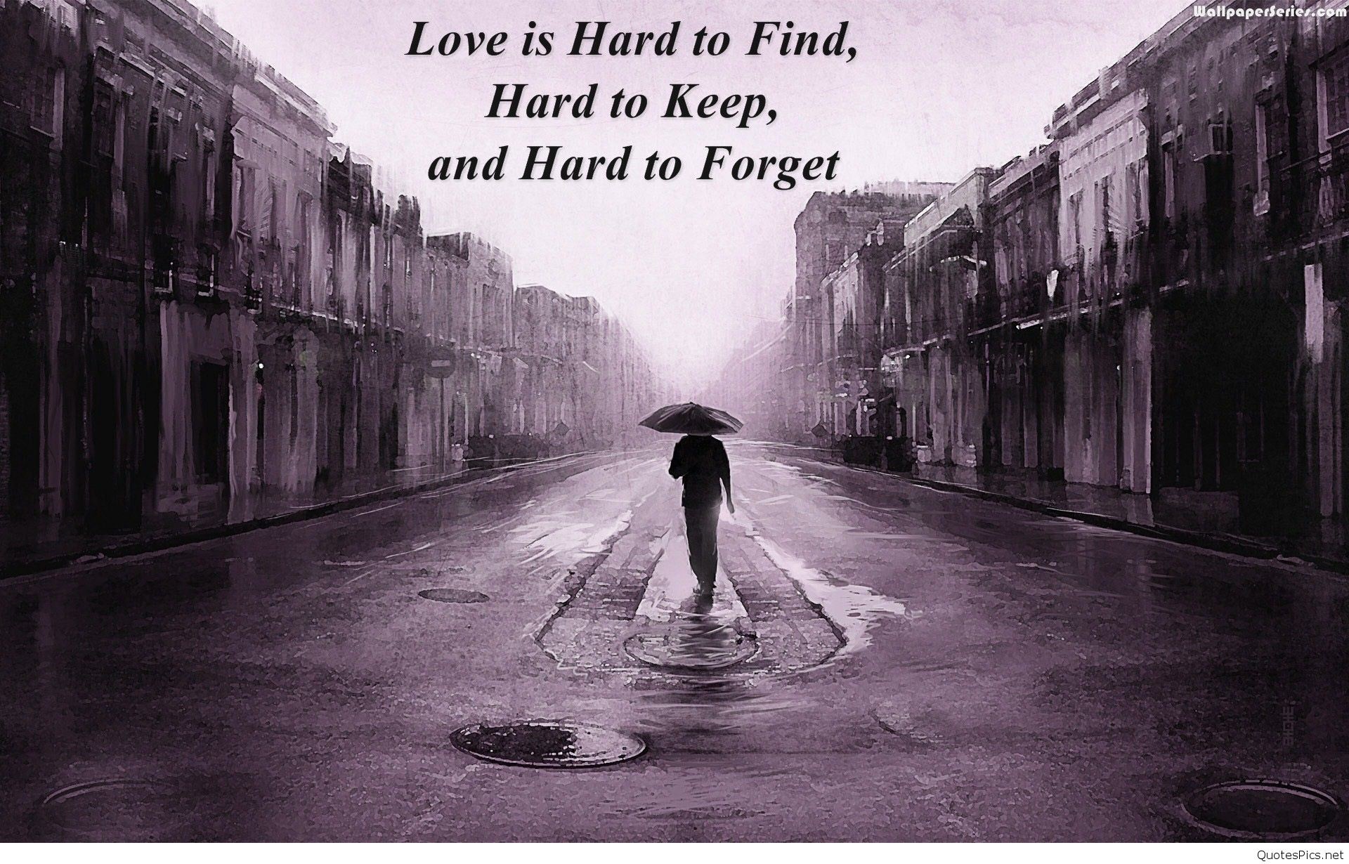 Love Is Hard Sad Quotes Hd Wallpaper 
 Data Src - Hd Sad - HD Wallpaper 