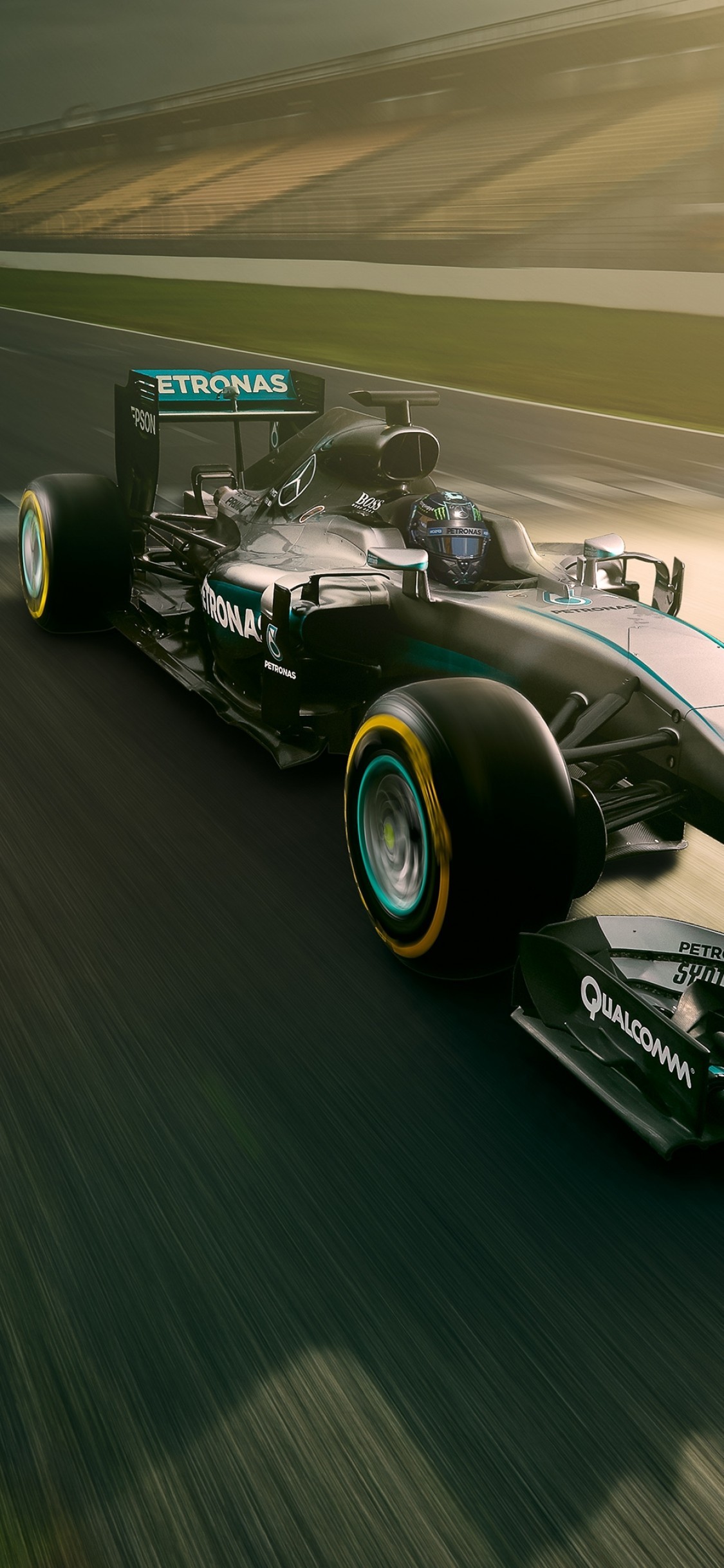 Mercedes Amg Petronas Formula 1 Racing Cars Mercedes F1 Wallpaper Iphone 1125x2436 Wallpaper Teahub Io