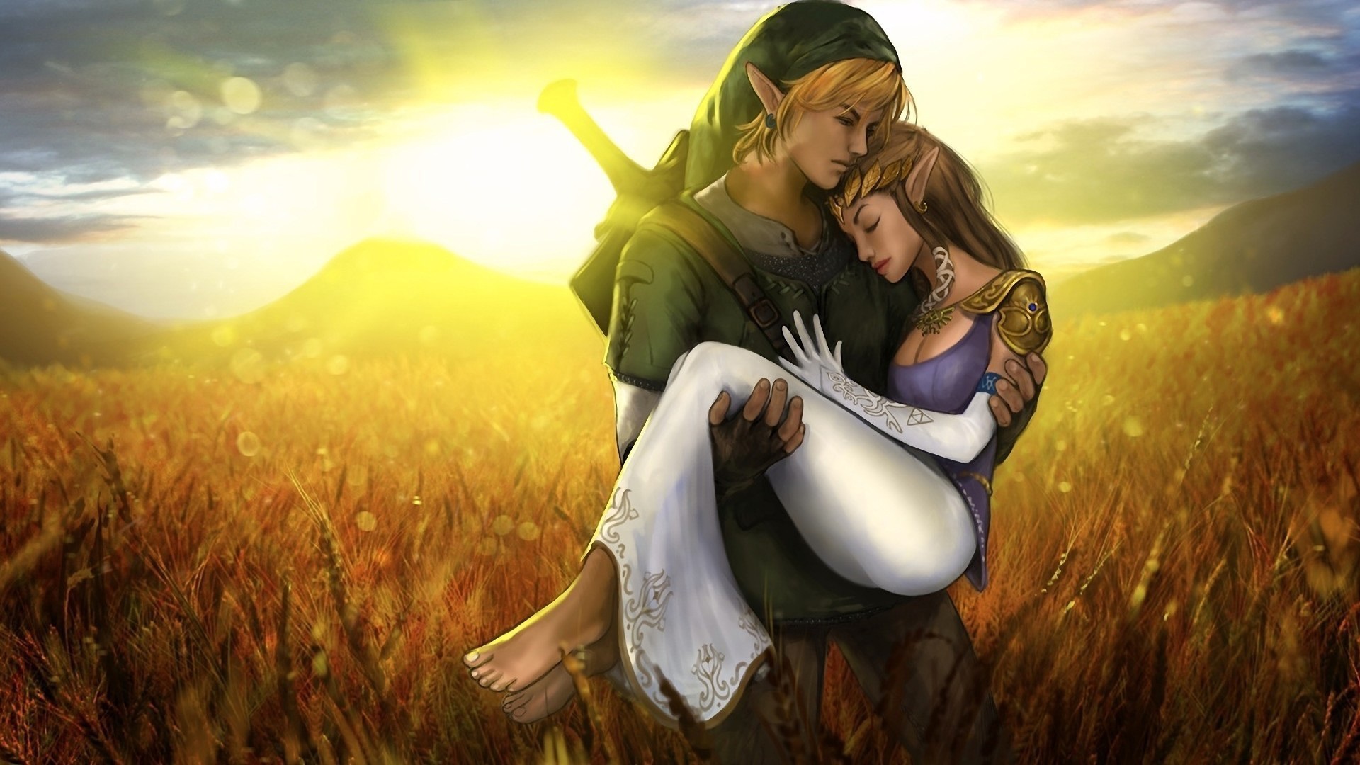 Wallpaper The Legend Of Zelda, Boy With Girl Love - Love Wallpaper Full Hd Boy And Girl - HD Wallpaper 