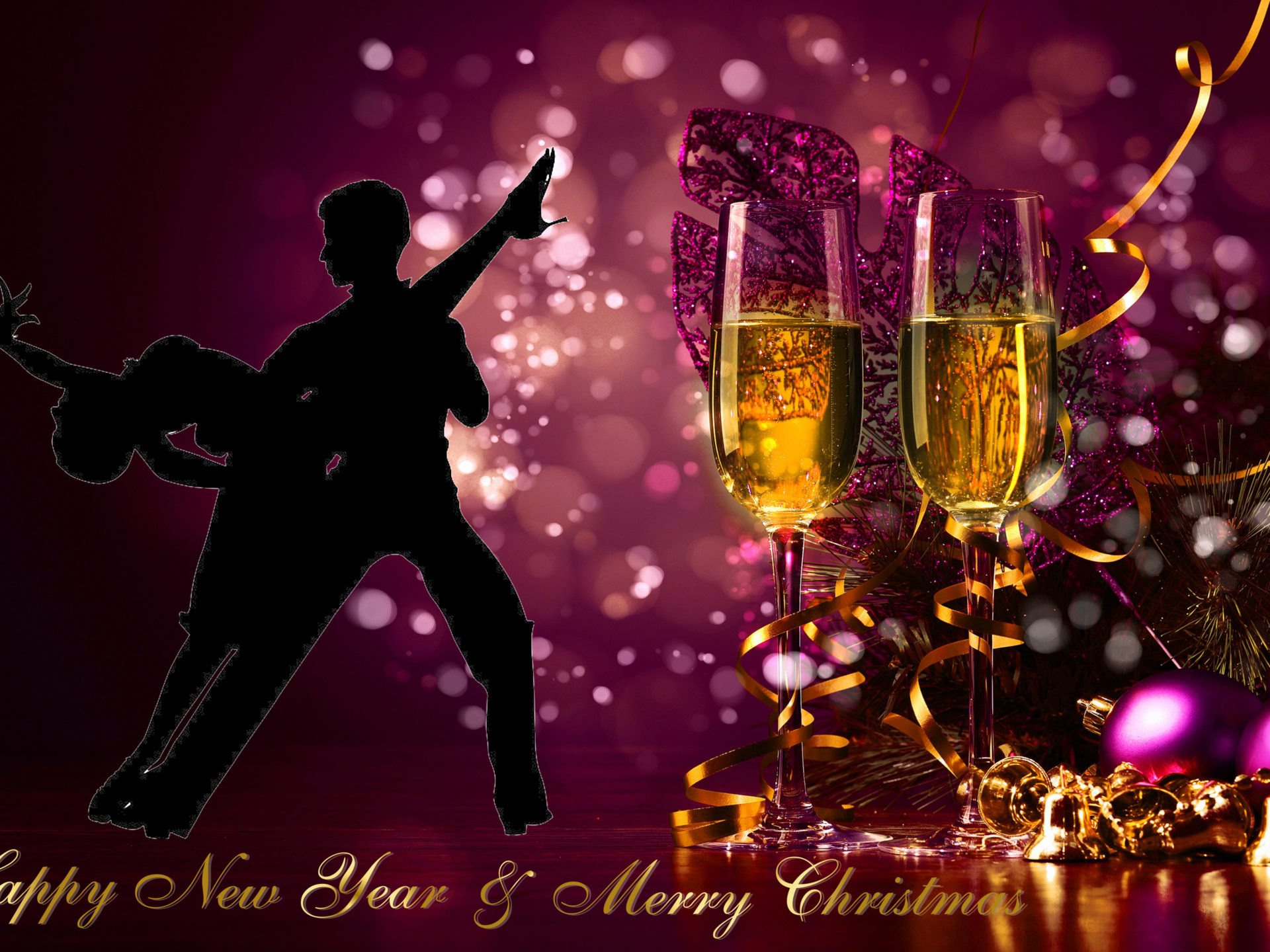 New Years Toast Background - HD Wallpaper 