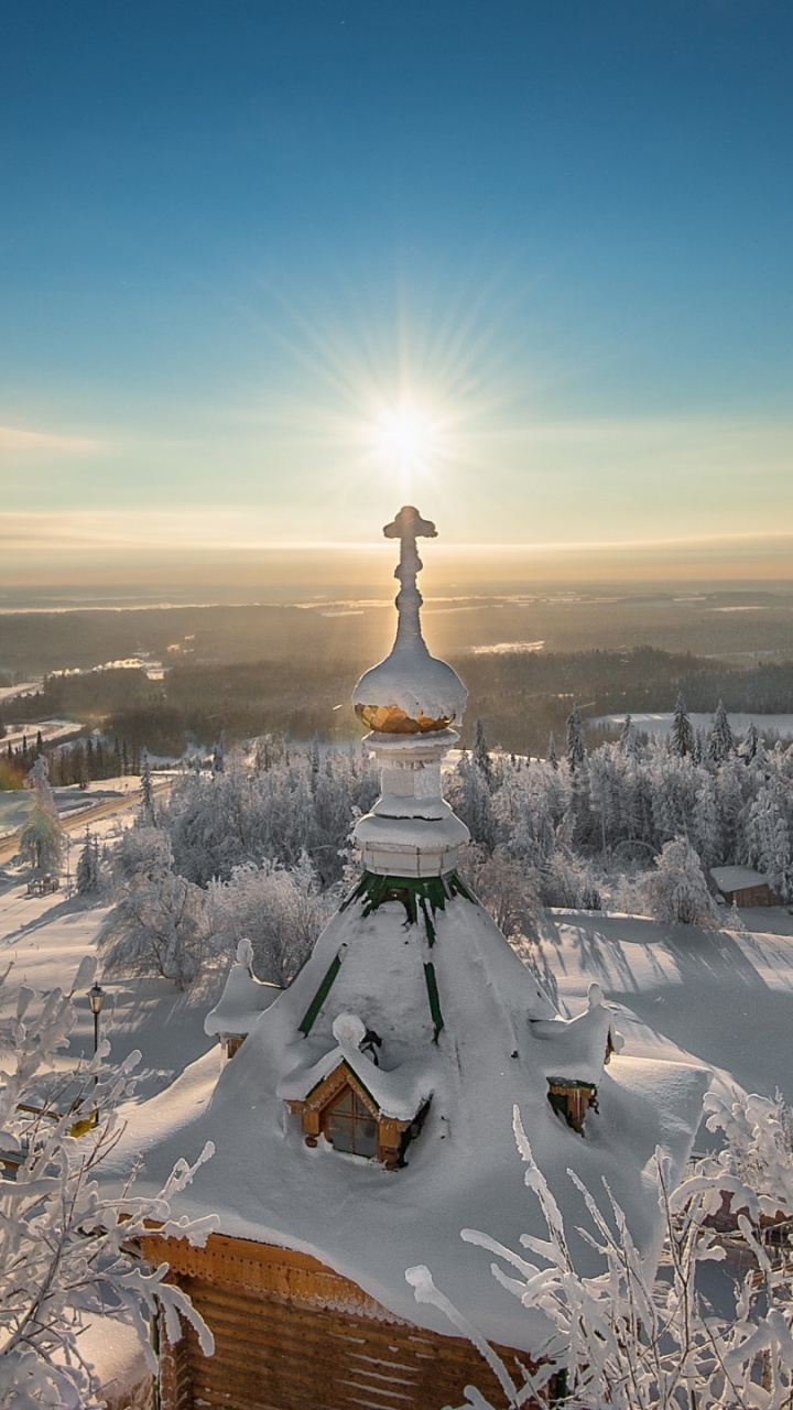 Landscape Winter - HD Wallpaper 