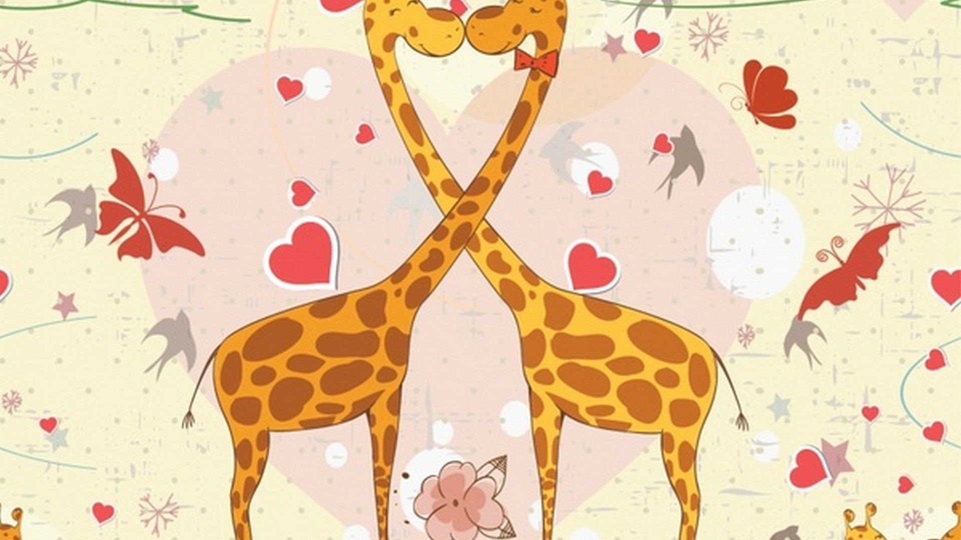 1920x1080, Cute Giraffe Wallpaper Hd - Cute Desktop Wallpaper Of Giraffe - HD Wallpaper 