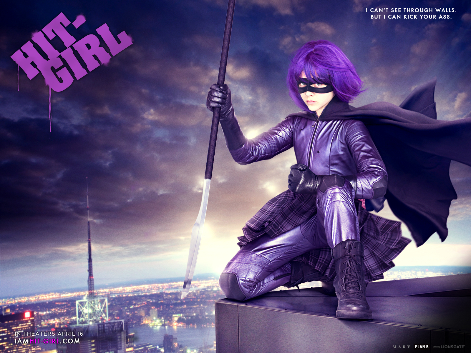 Hit Girl Official Kick Ass Wallpaper - Kick Ass Hit Girl - HD Wallpaper 