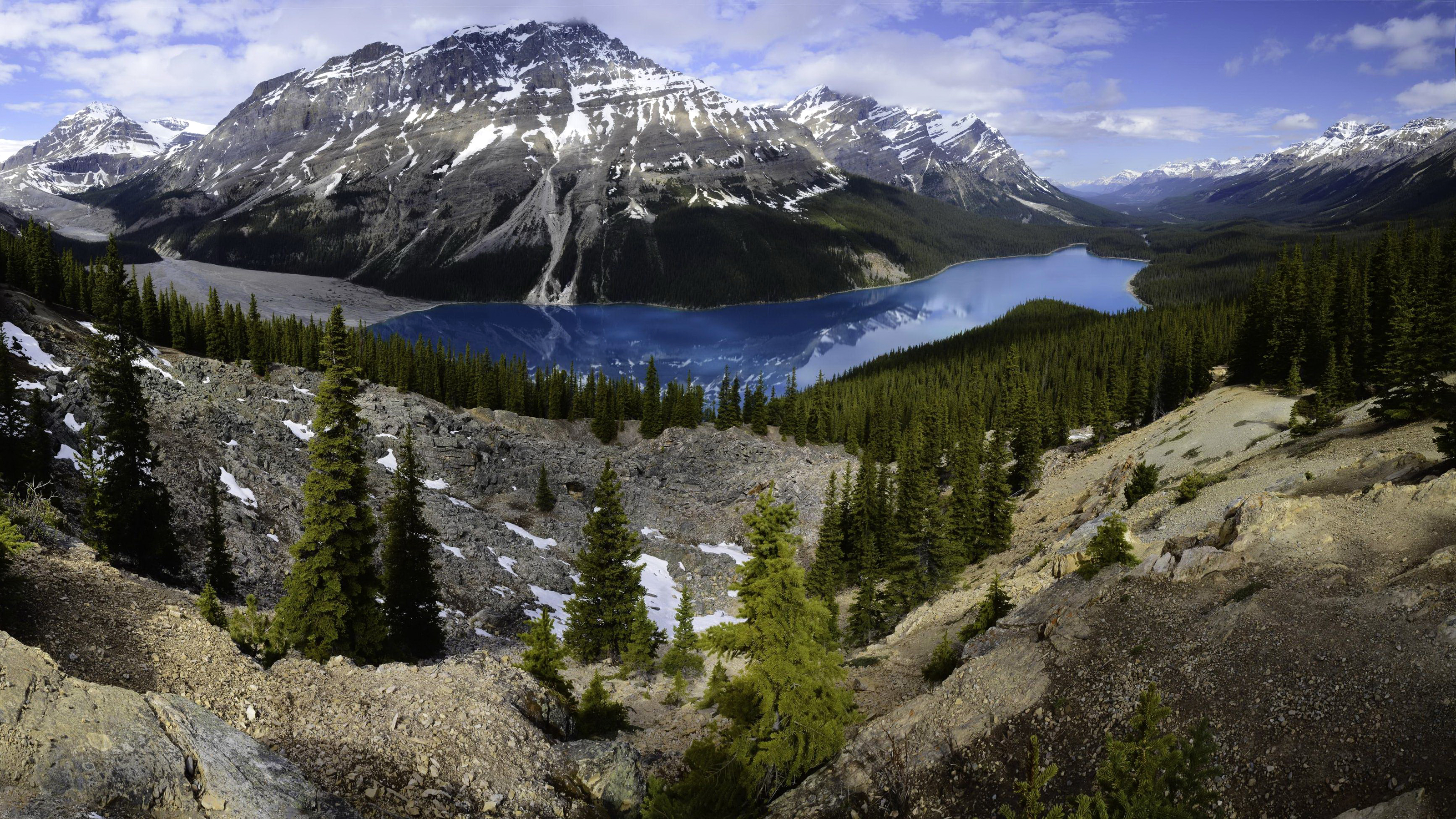 Lac Peyto Fond D Ecran - HD Wallpaper 