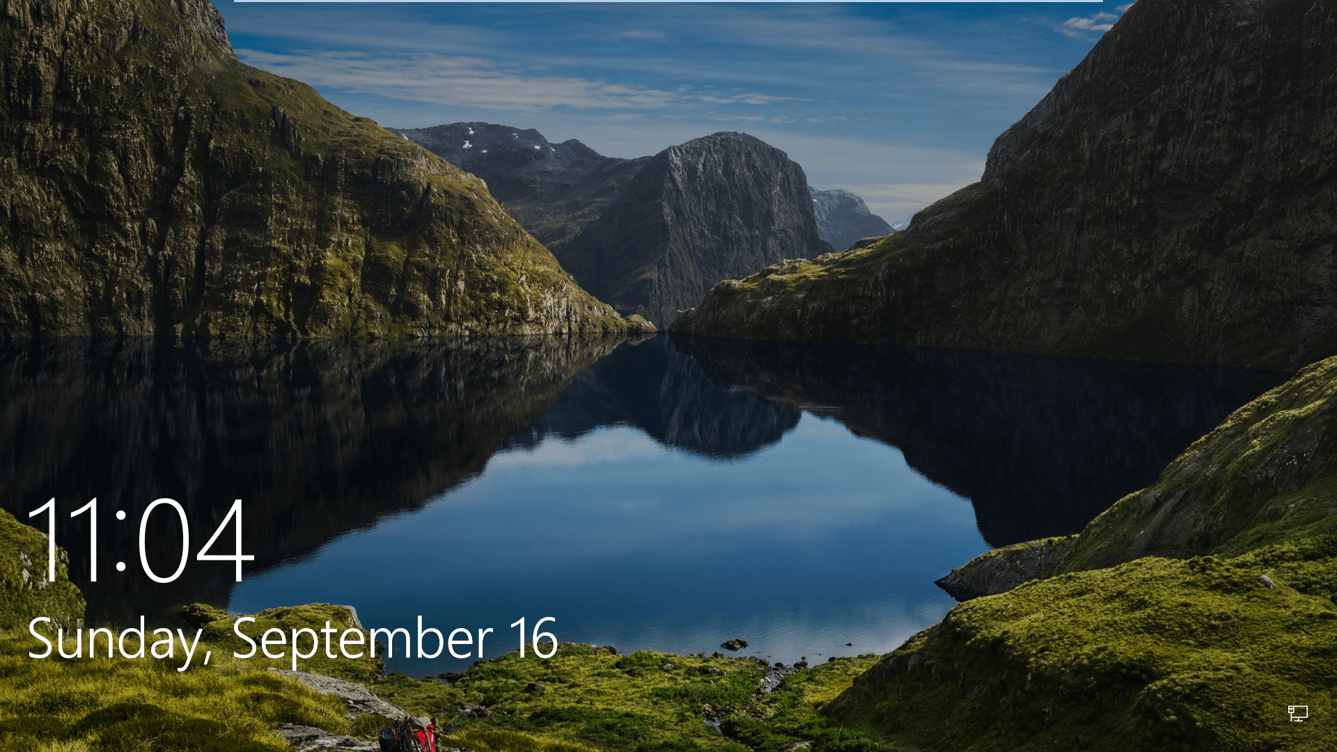 Windows 10 Lock Screen Lake - HD Wallpaper 