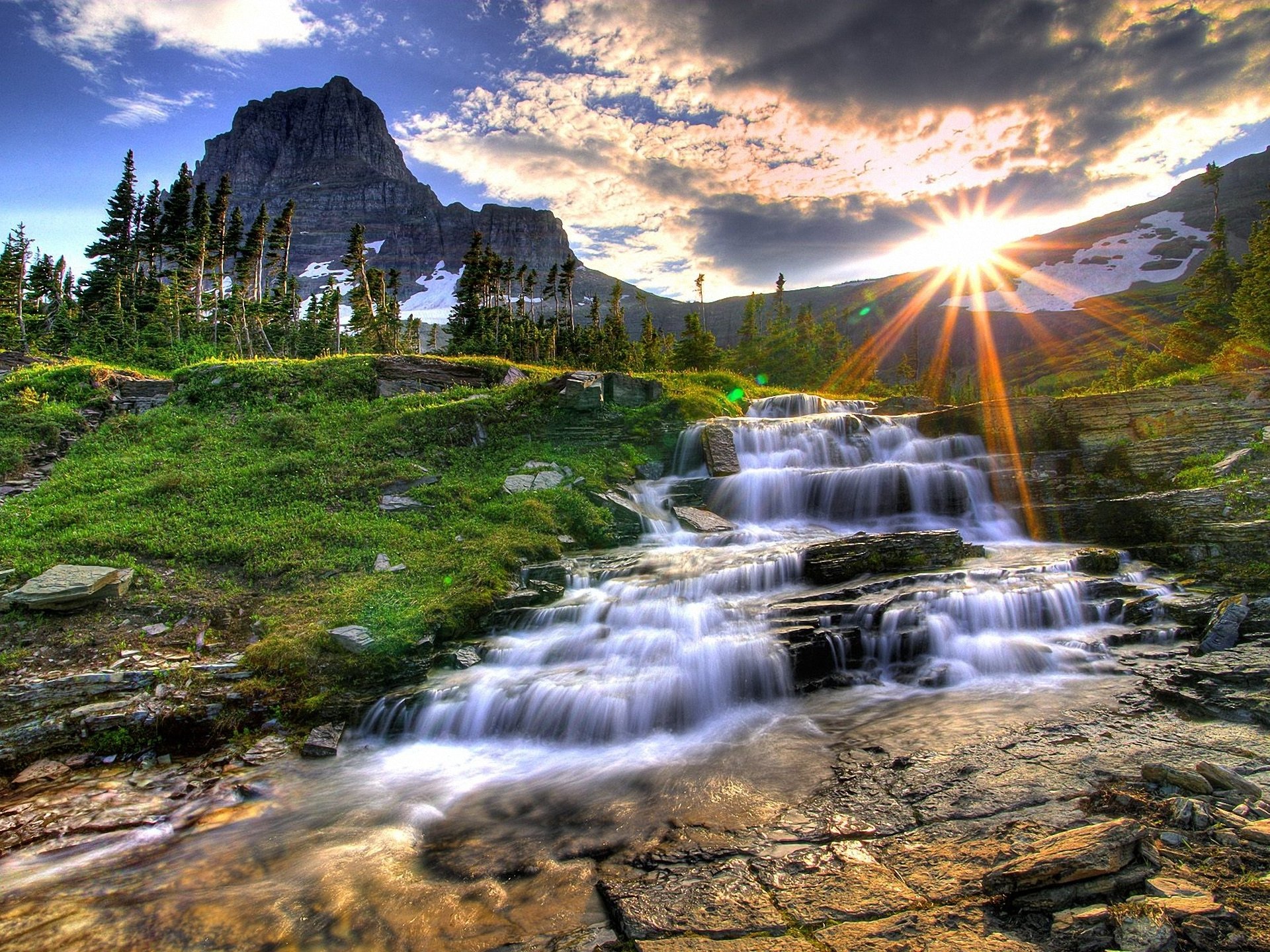 Beautiful Glacier National Park - HD Wallpaper 