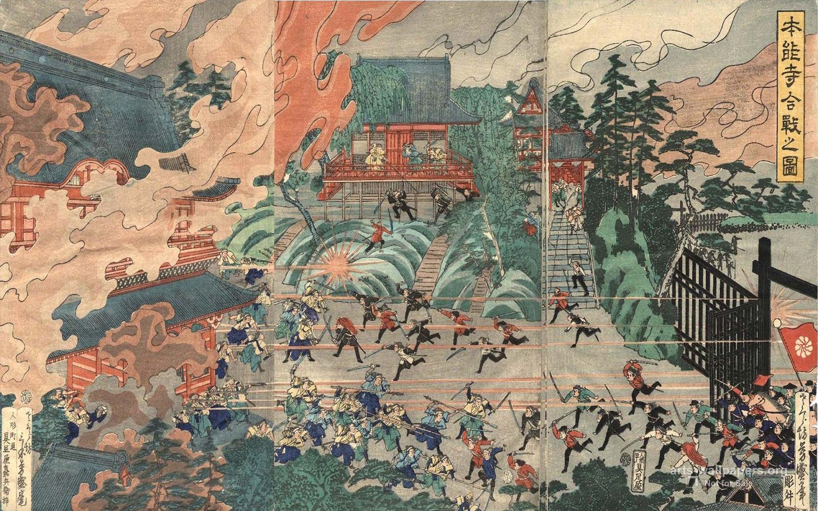 Japanese Art Wallpapers Desktop - HD Wallpaper 