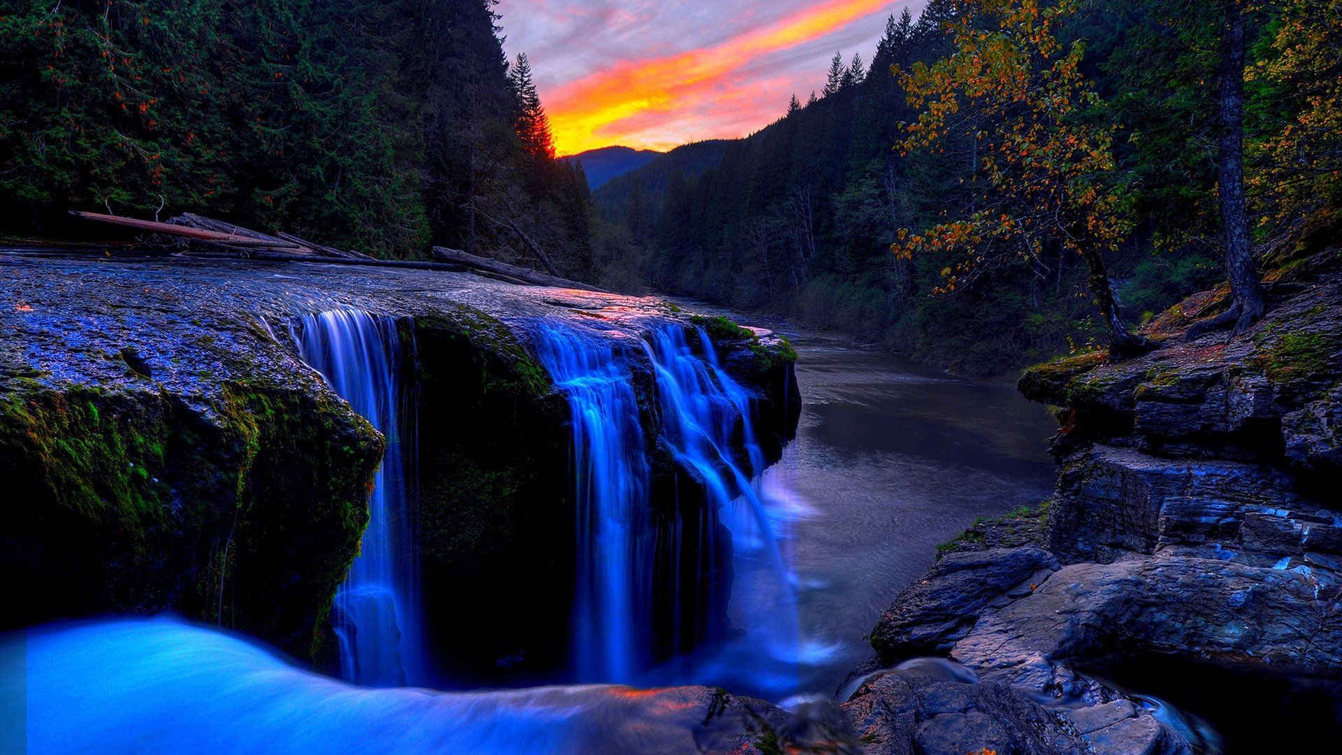 Waterfall Background Hd - HD Wallpaper 