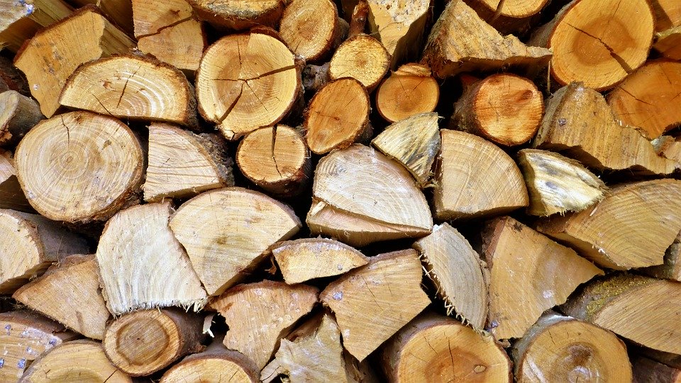 Wood Pile, Firewood, Wallpaper, Cut, Log, Lot, Heap - Fondo Leña - HD Wallpaper 