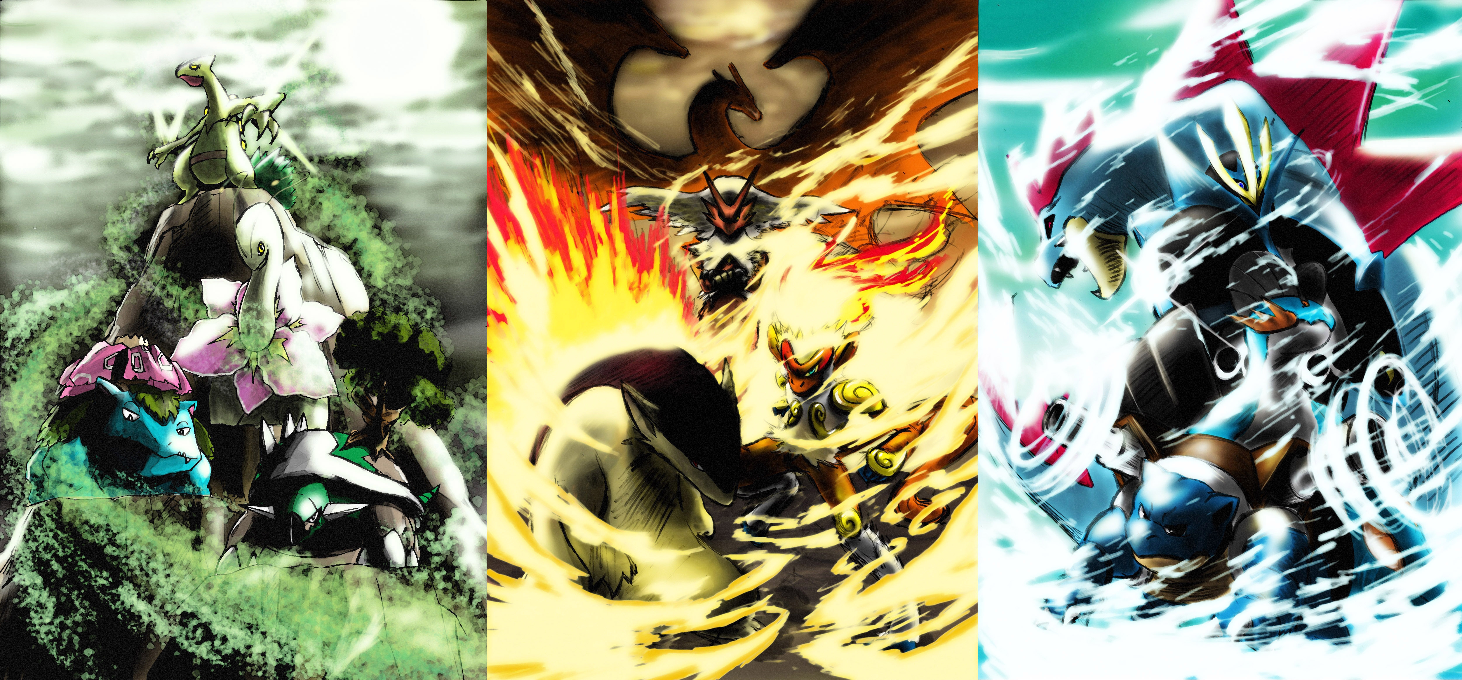 Epic Starter Pokemon - HD Wallpaper 