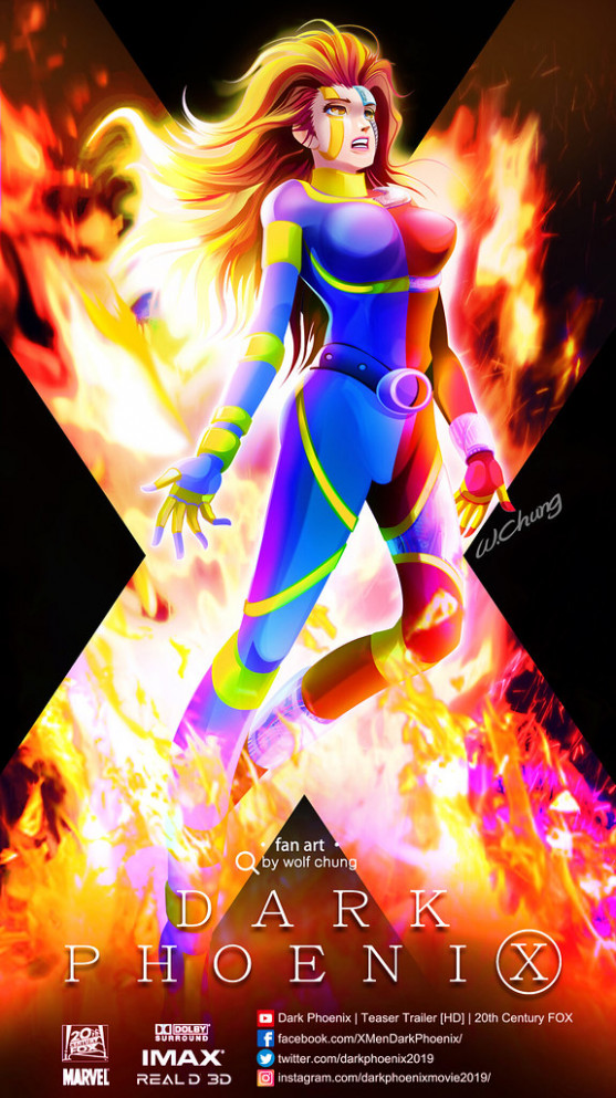 Darkphoenix - X Men Dark Phoenix Fanart - HD Wallpaper 