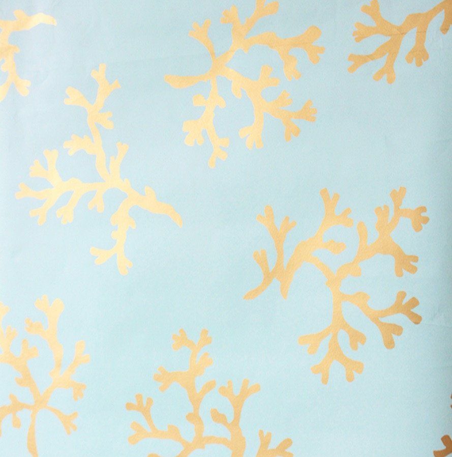 Turquoise Gold Coral - HD Wallpaper 