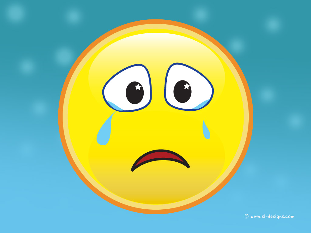 Sad Face Smiley, Crying Smiley, Worried Smiley - Sad Face Images Hd - HD Wallpaper 
