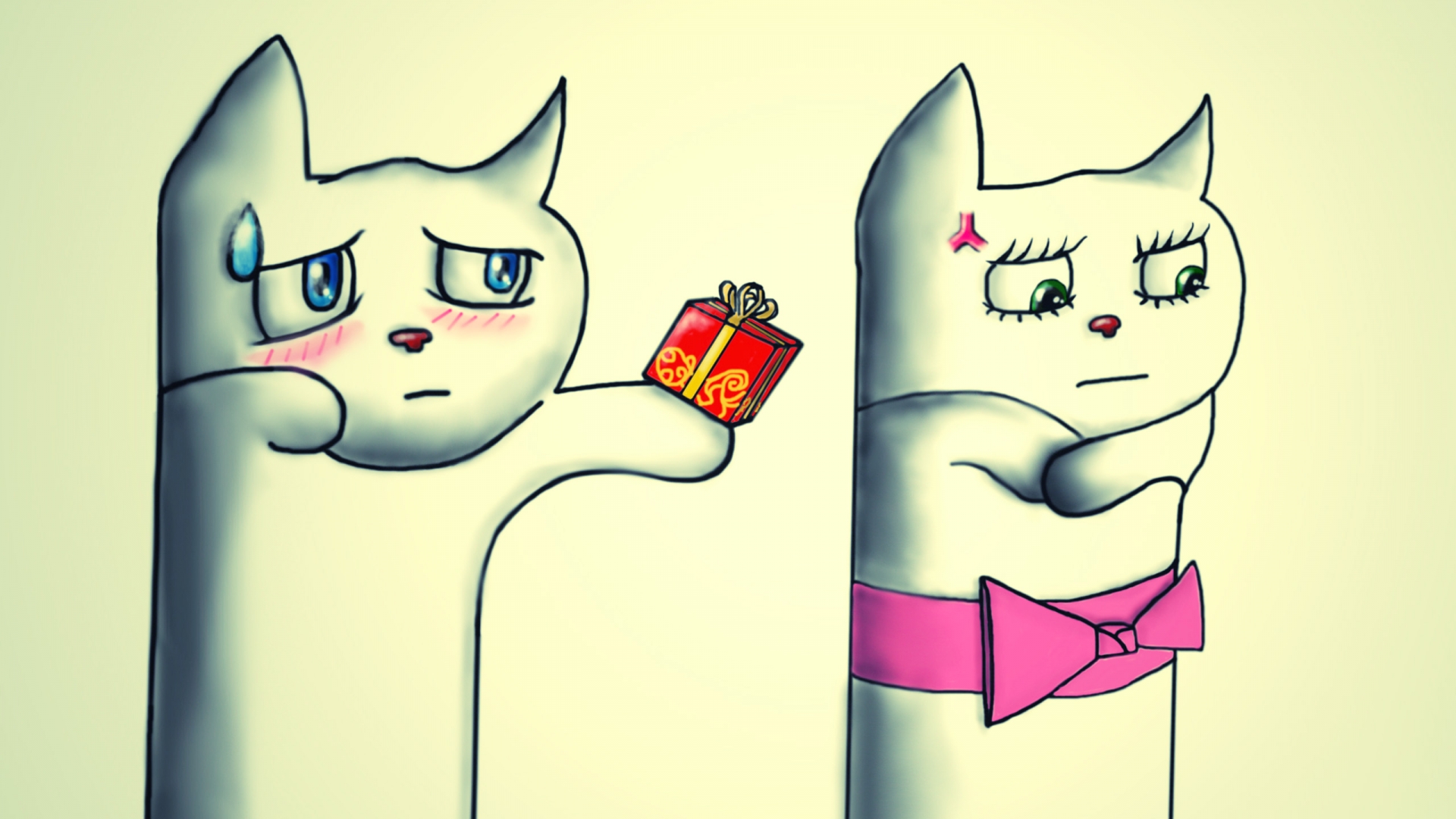 Love Cartoon Pictures Hd - HD Wallpaper 