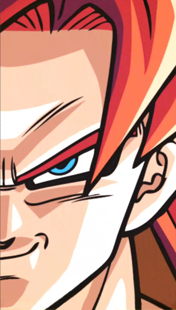 Gogeta Ssj4 Face - HD Wallpaper 