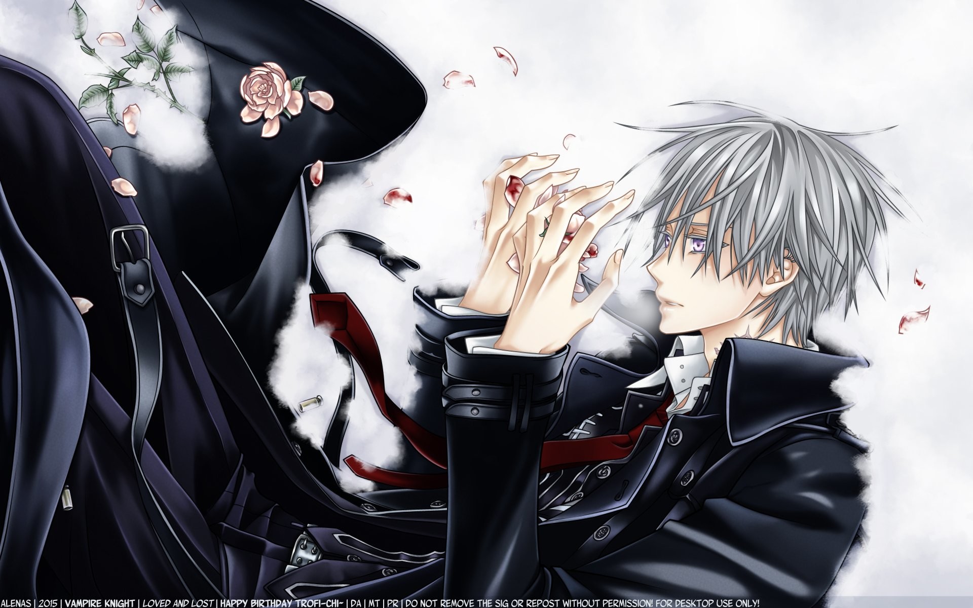 1920x1200, Anime Boy Vampire Best Wallpaper 22334 
 - Vampire Knight Wallpaper Hd - HD Wallpaper 