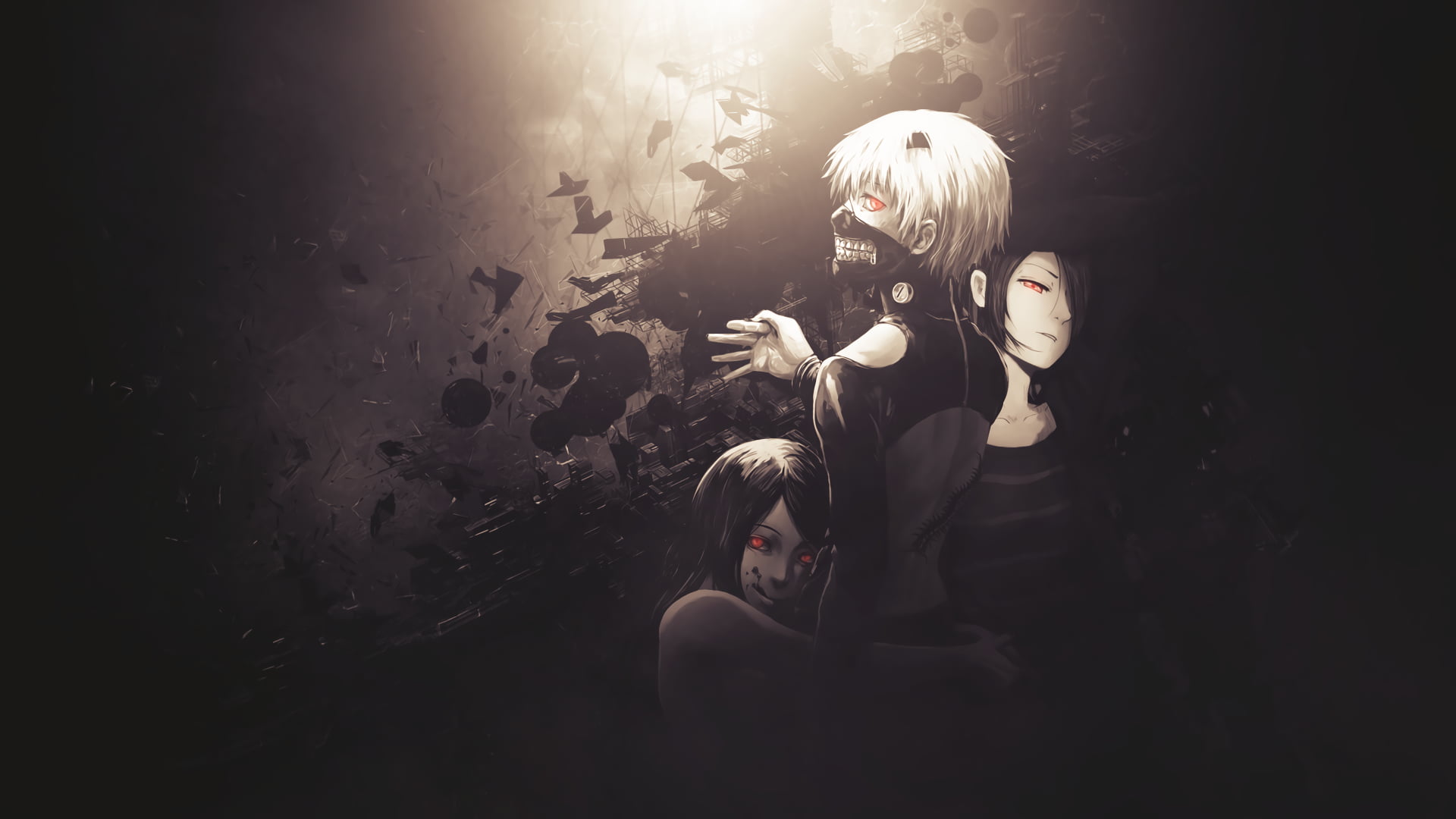 Tokyo Ghoul Desktop Background - HD Wallpaper 