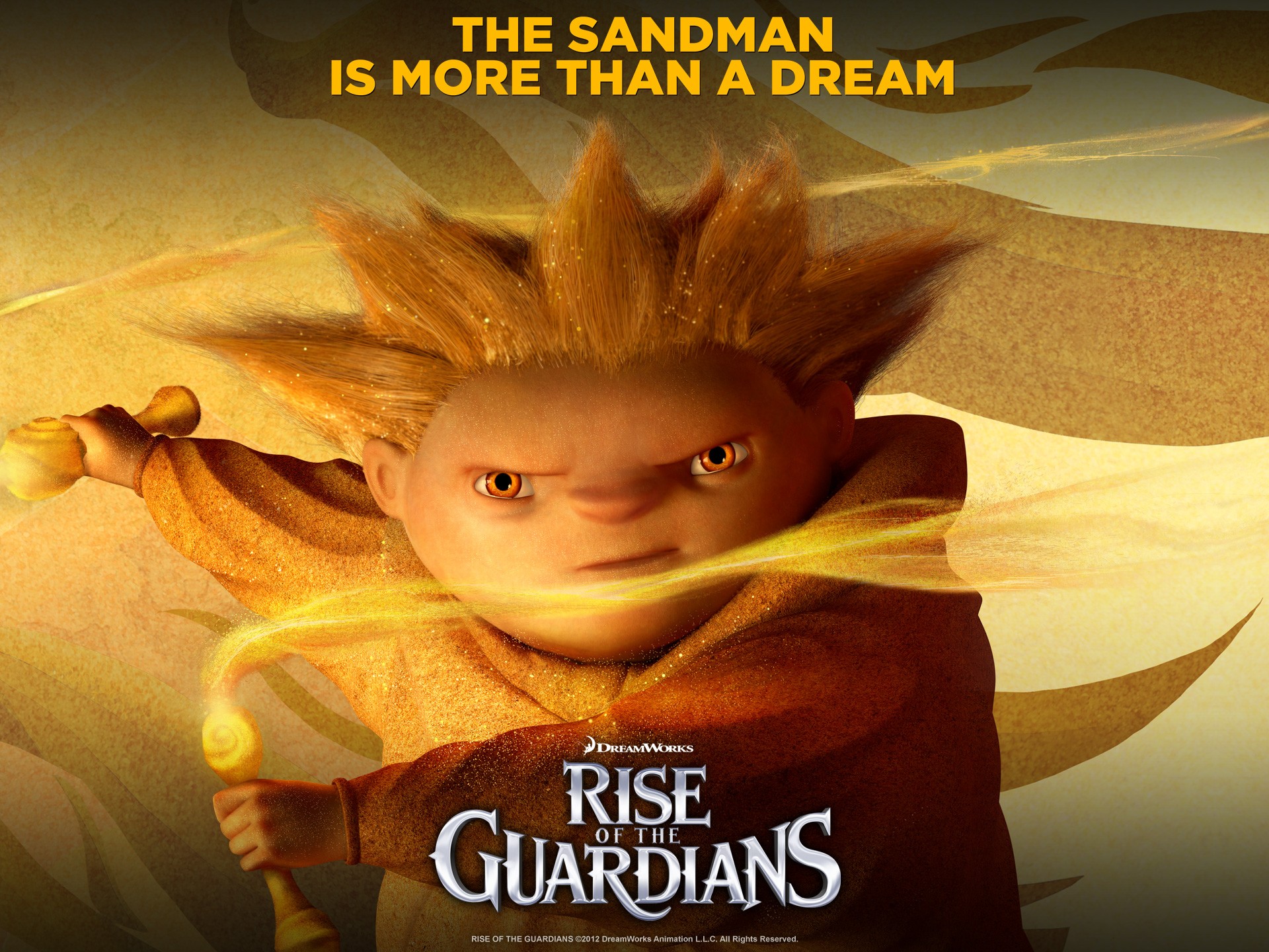 Sandy Rise Of The Guardians Movies Wallpaper - Sandman Rise Of The Guardians Poster - HD Wallpaper 