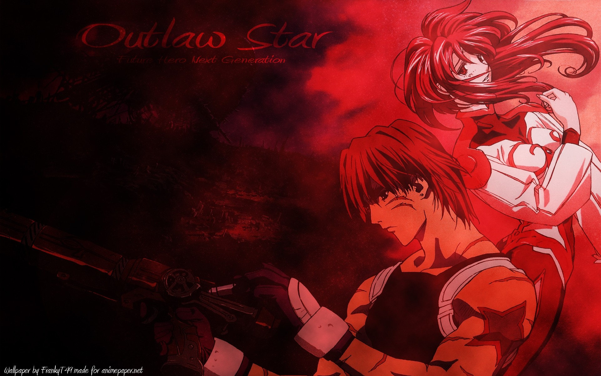Outlaw Star Wallpaper 
 Data-src - Outlaw Star Anime Wallpaper Melfina - HD Wallpaper 