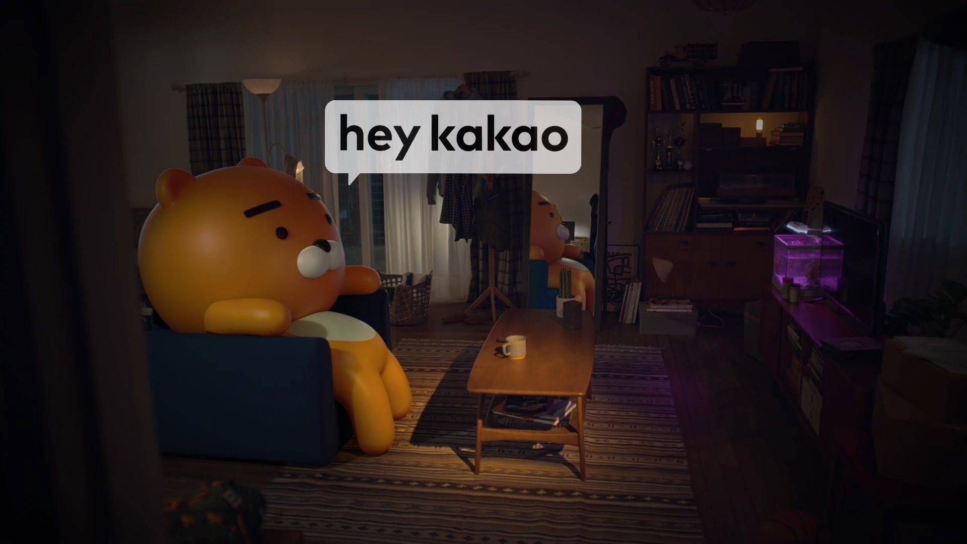 카카오 대표 라이언 - HD Wallpaper 