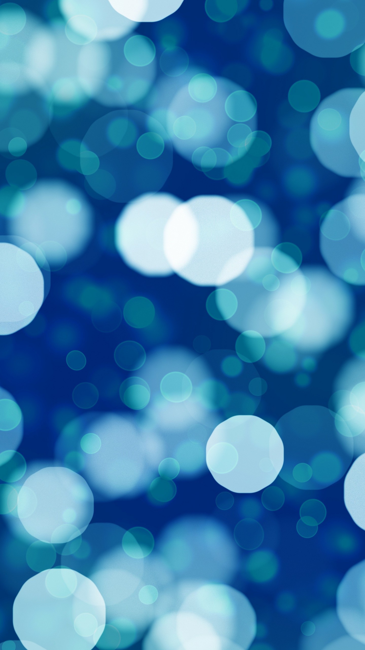 Blue Blur Bokeh - HD Wallpaper 
