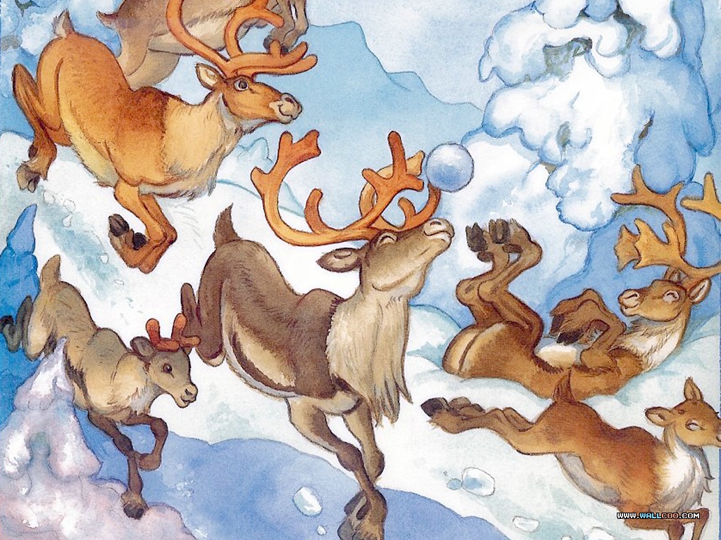 Rudolph The Red Nosed Reindeer - Rudolph The Red Nosed Reindeer Art - HD Wallpaper 