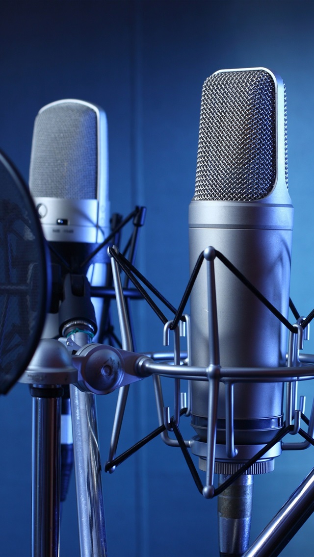 Studio Microphones - HD Wallpaper 