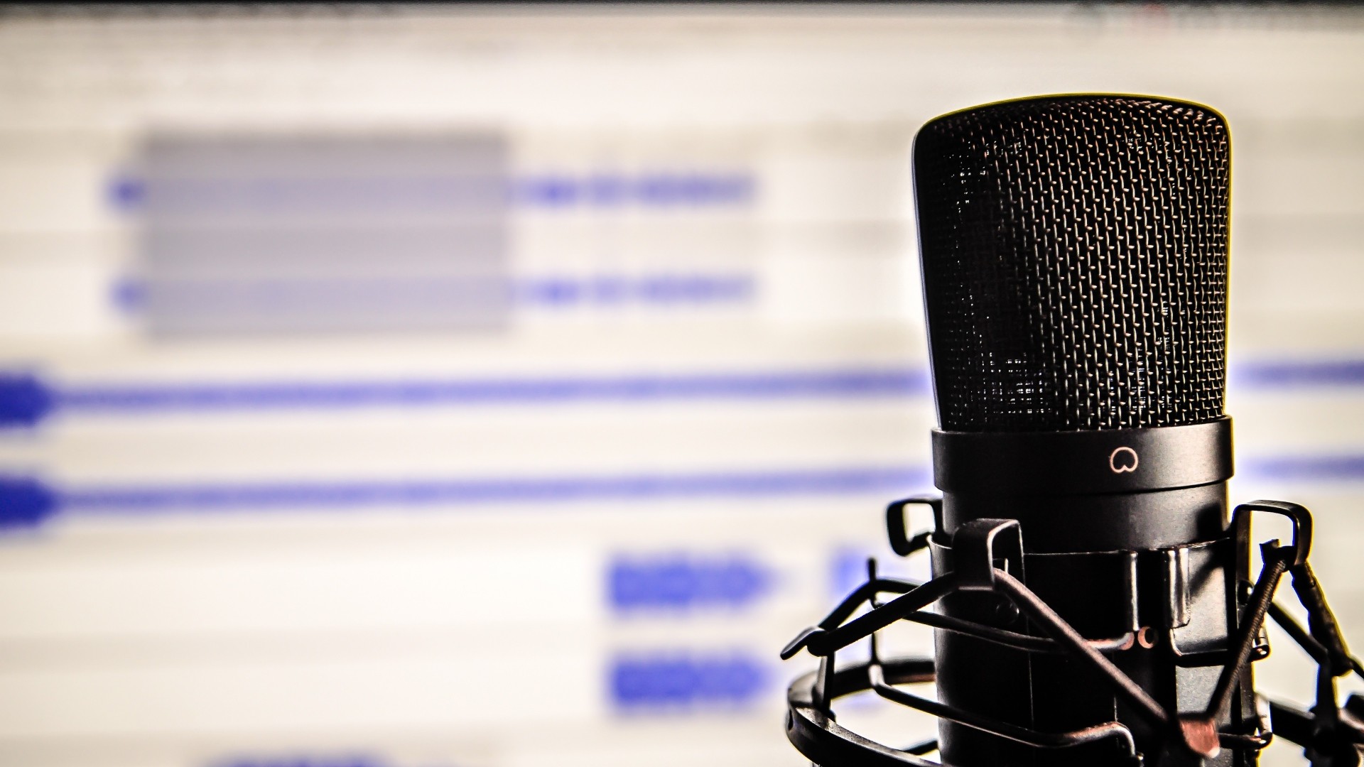 Preview Wallpaper Microphone, Studio, Recording 
 Data-src - Start A Podcast - HD Wallpaper 