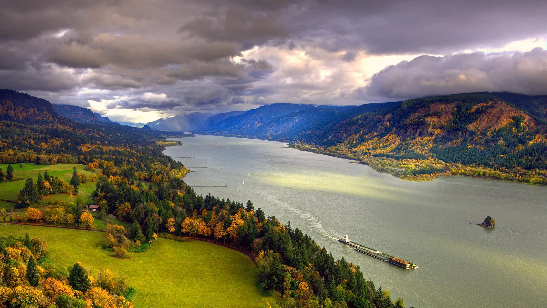 Columbia River Gorge - HD Wallpaper 