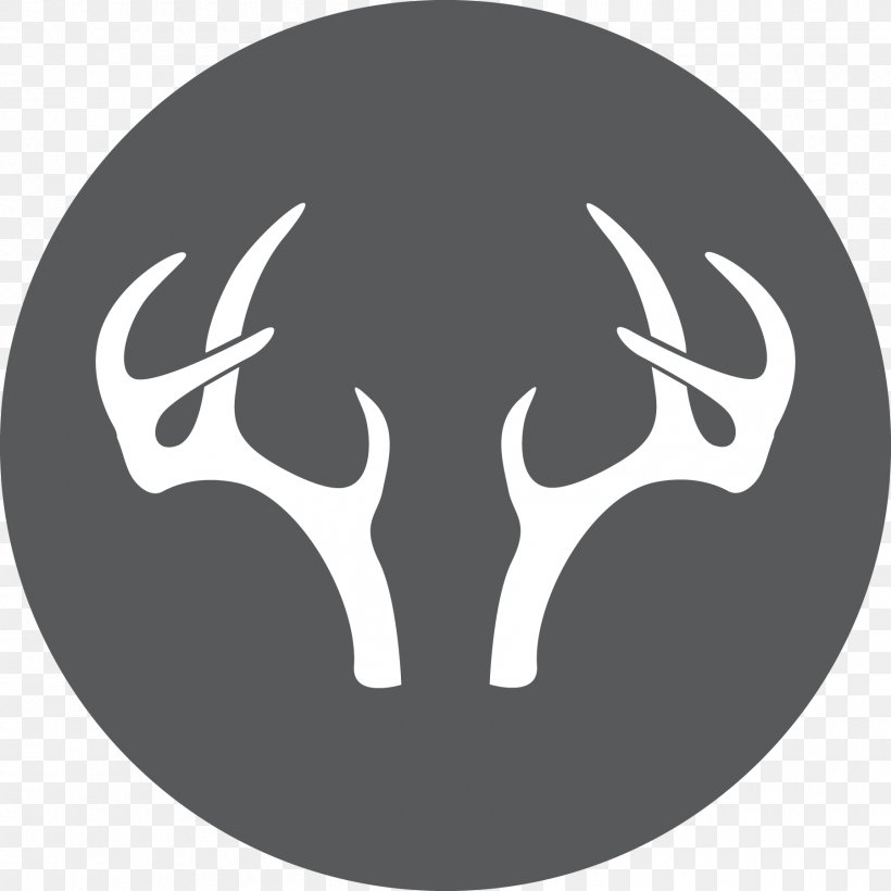 Reindeer Antler Logo Silhouette Desktop Wallpaper, - HD Wallpaper 
