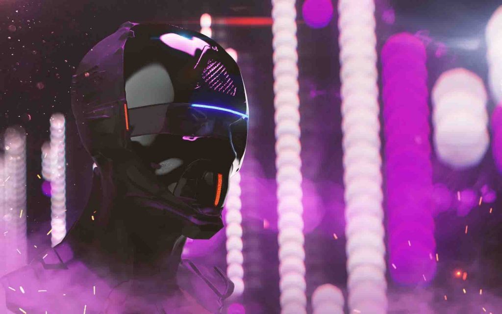 Cyberpunk Mask Art - HD Wallpaper 